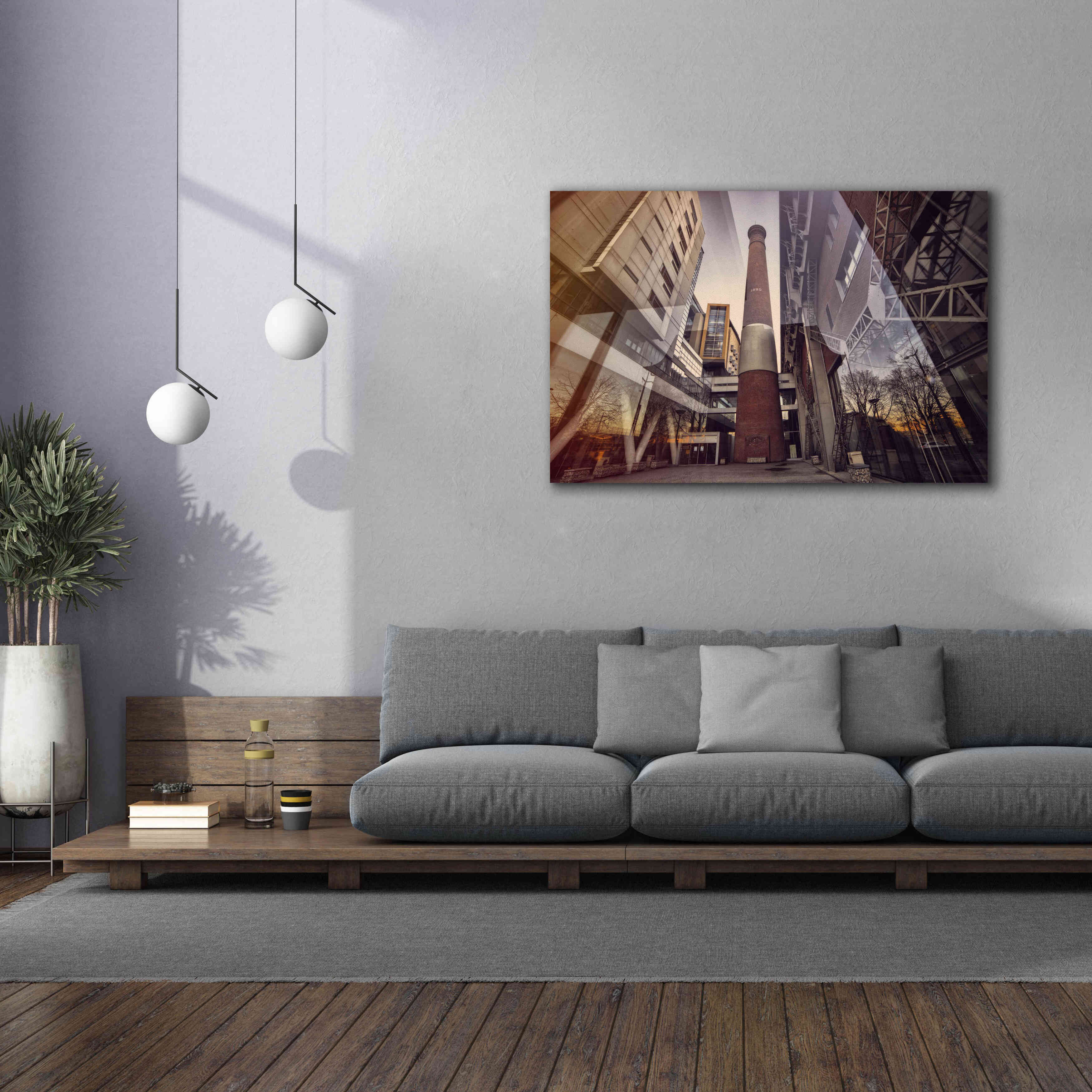 'Université Architecture' by Sebastien Lory, Giclee Canvas Wall Art,60 x 40