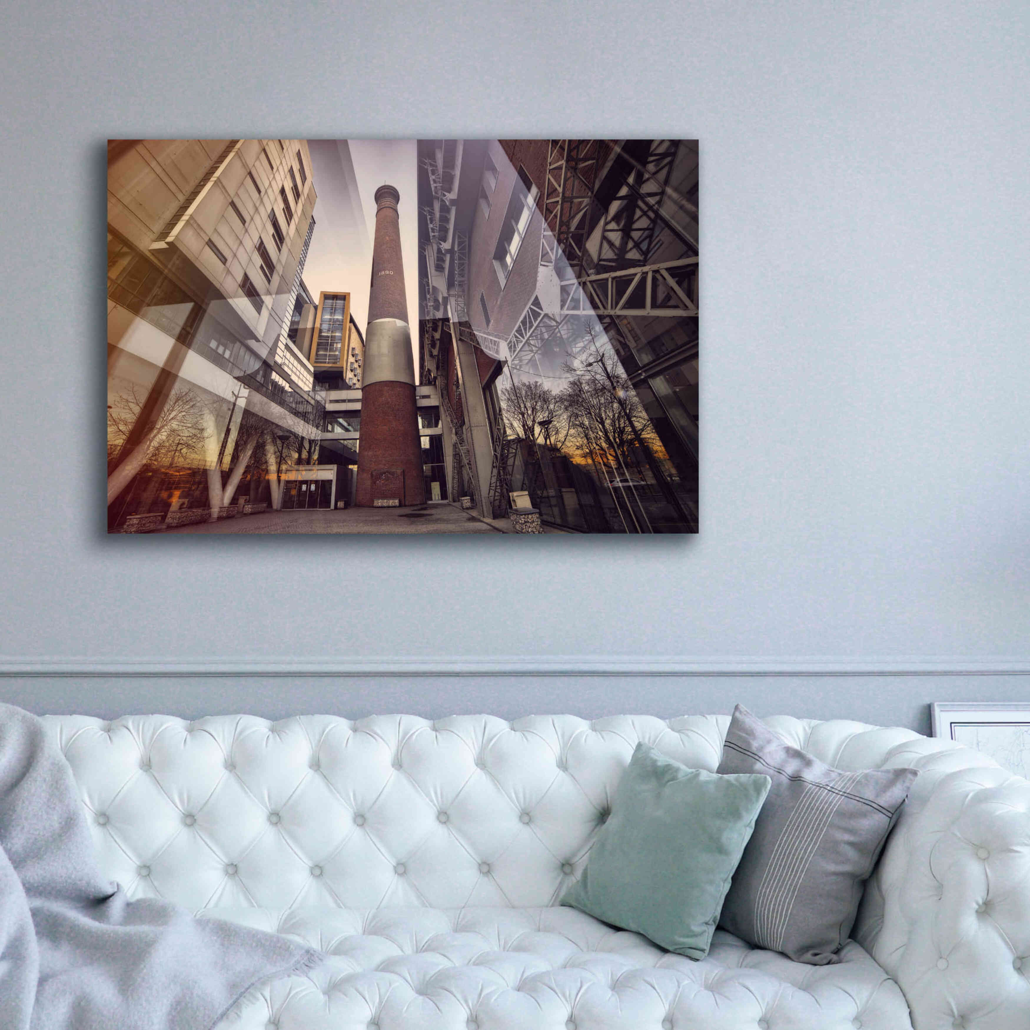 'Université Architecture' by Sebastien Lory, Giclee Canvas Wall Art,60 x 40