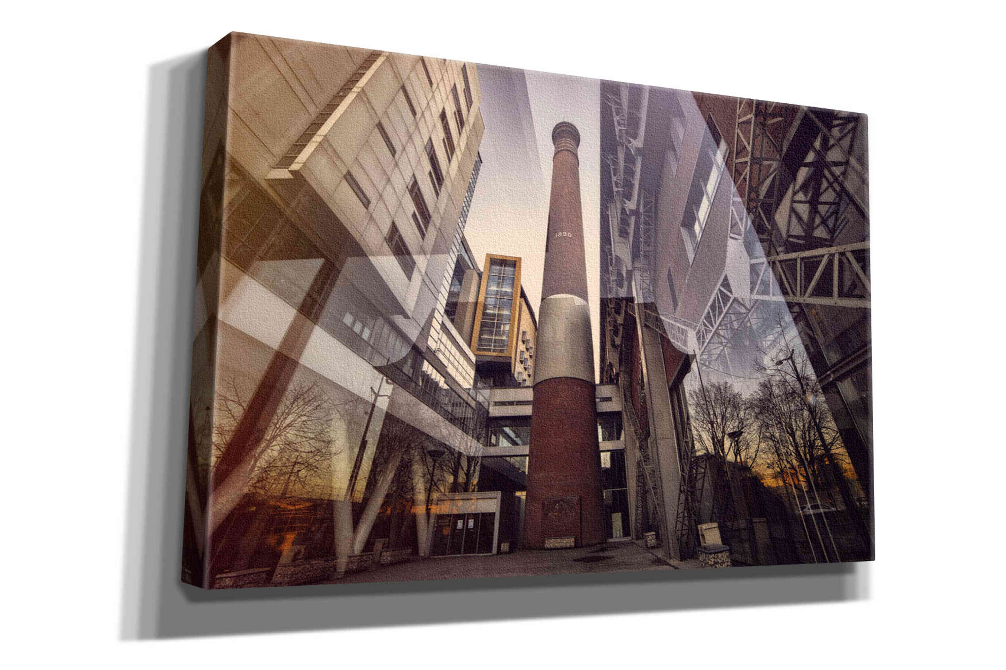 'Université Architecture' by Sebastien Lory, Giclee Canvas Wall Art