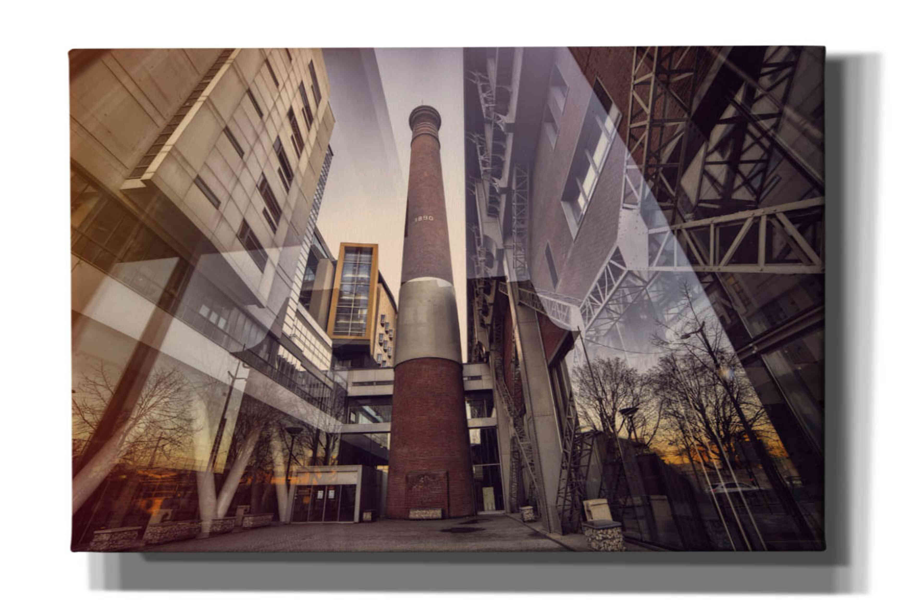 'Université Architecture' by Sebastien Lory, Giclee Canvas Wall Art