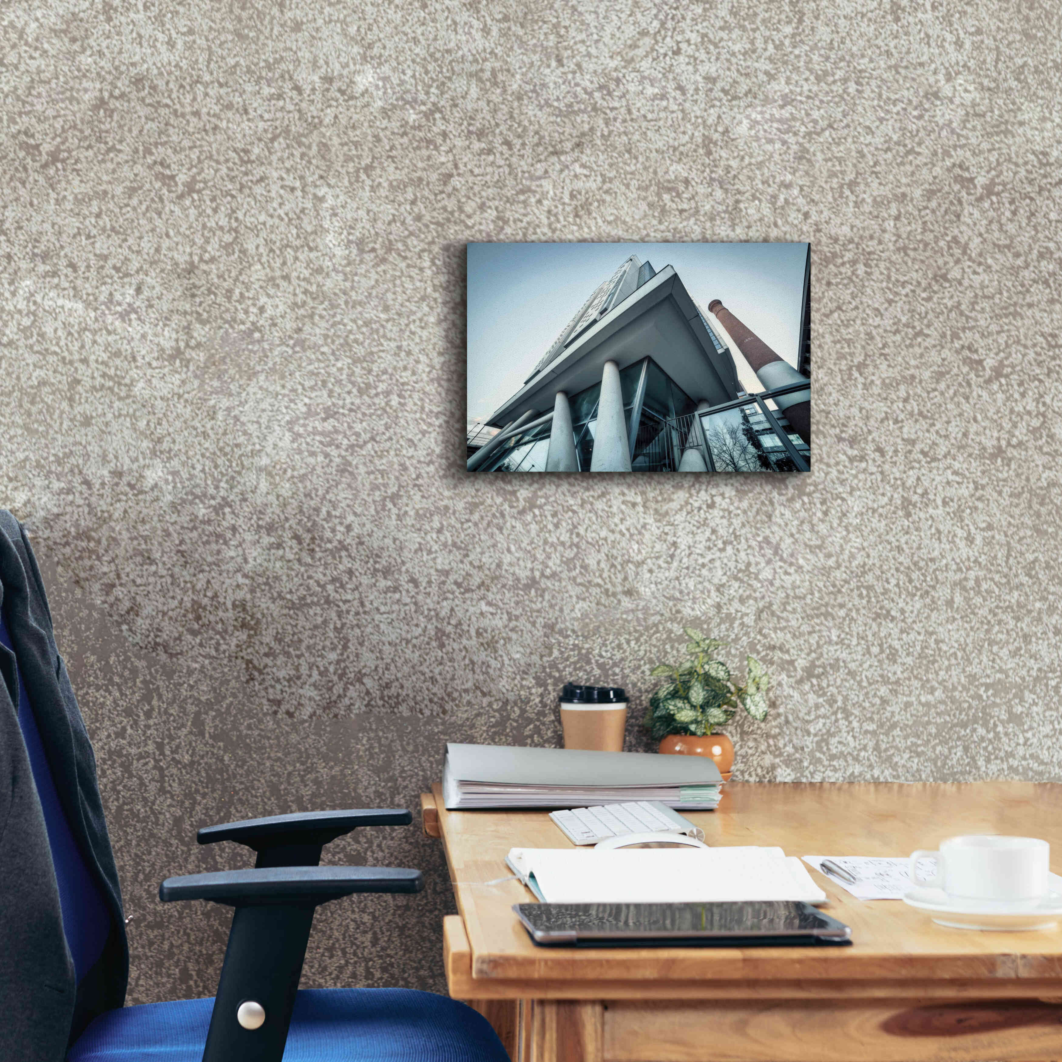 'Université Architecture3' by Sebastien Lory, Giclee Canvas Wall Art,18 x 12