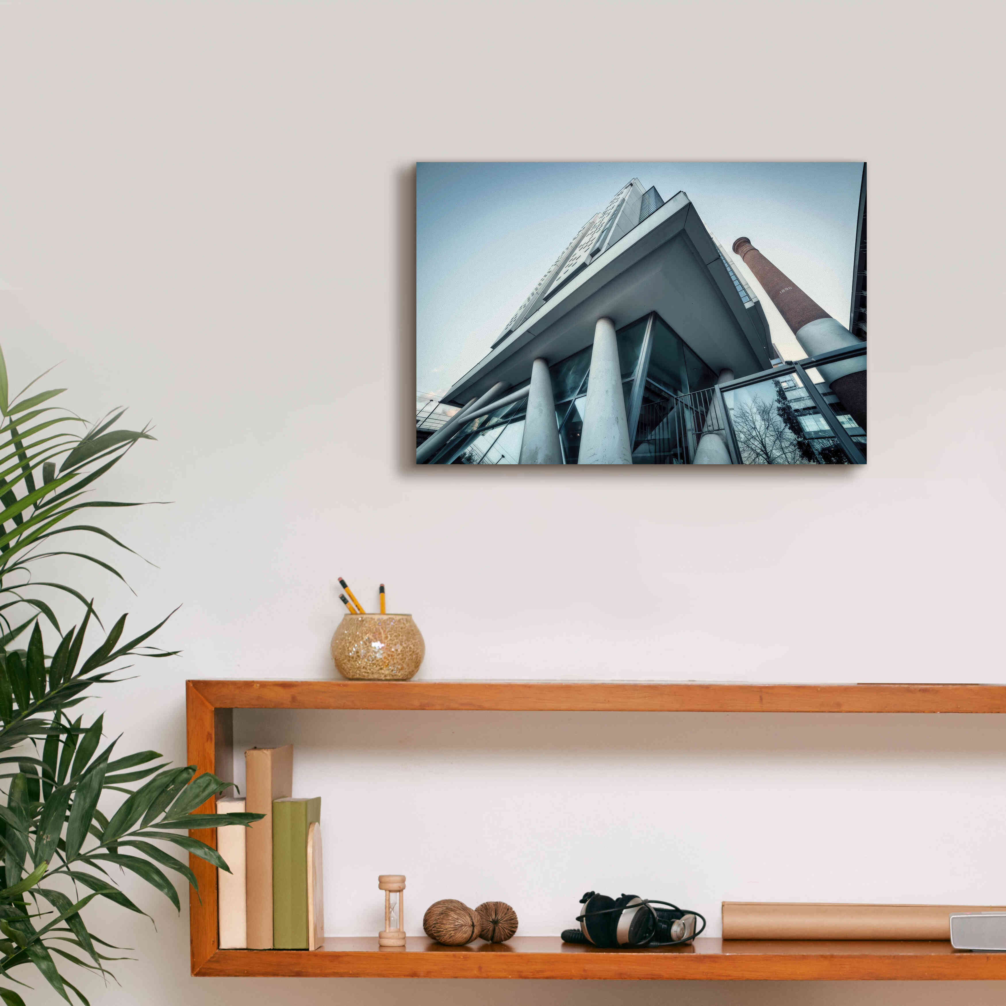 'Université Architecture3' by Sebastien Lory, Giclee Canvas Wall Art,18 x 12