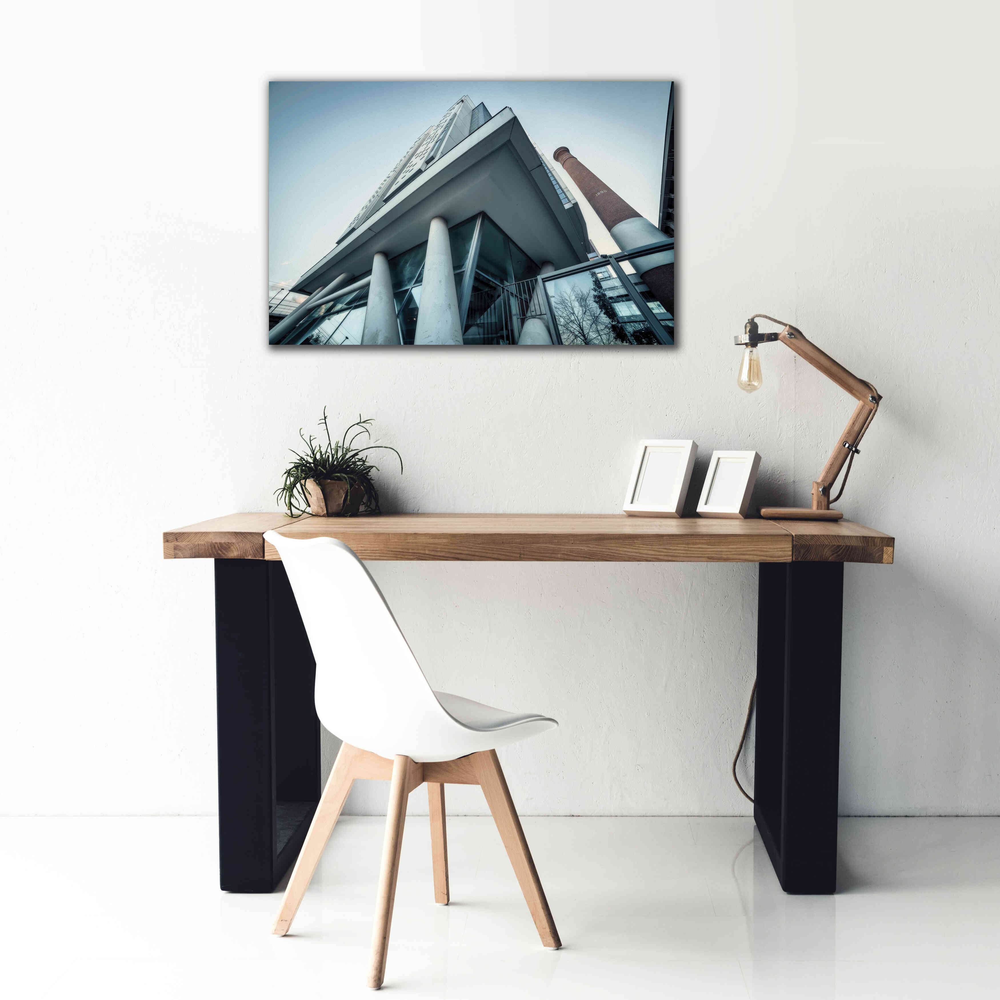 'Université Architecture3' by Sebastien Lory, Giclee Canvas Wall Art,40 x 26