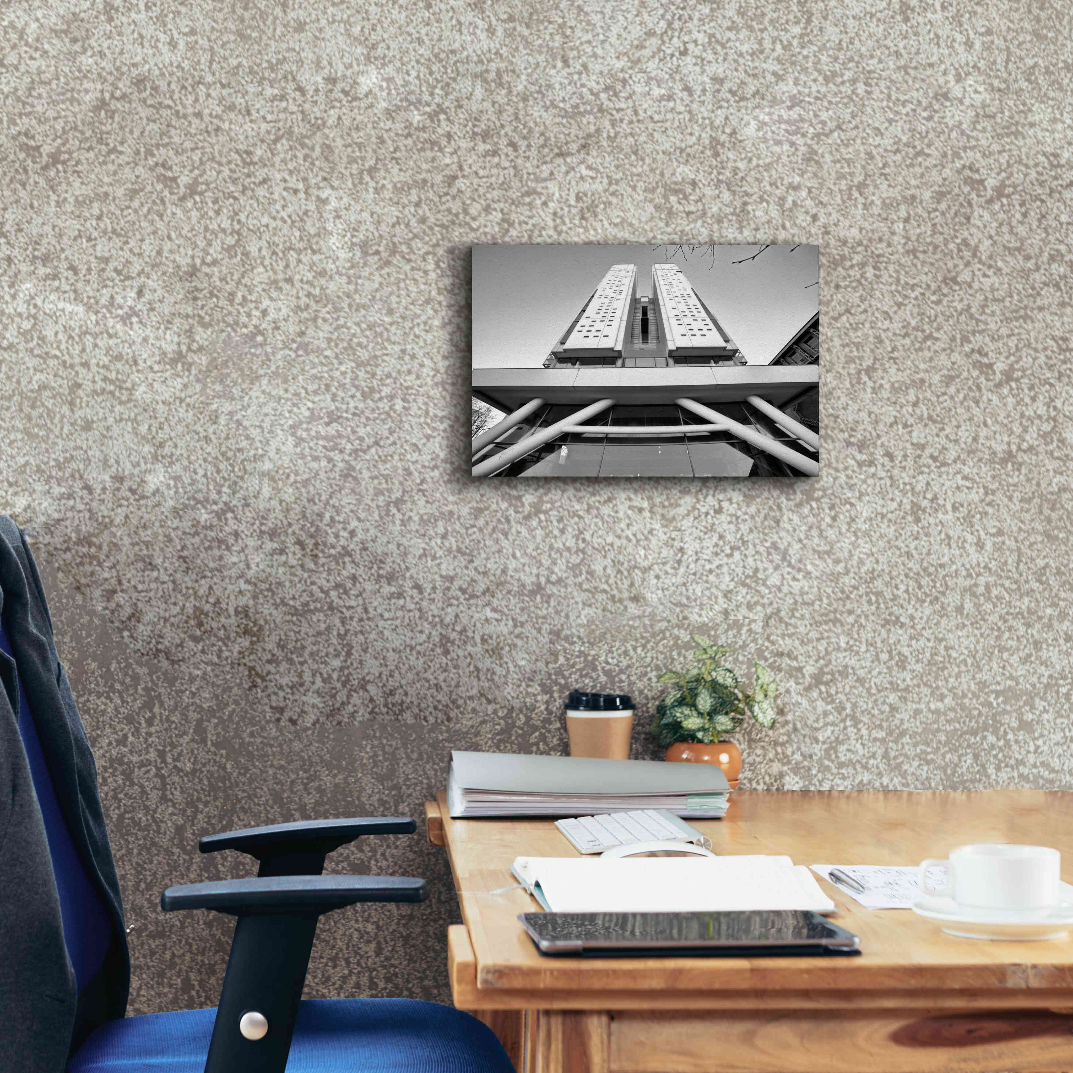 'Université Architecture 4' by Sebastien Lory, Giclee Canvas Wall Art,18 x 12