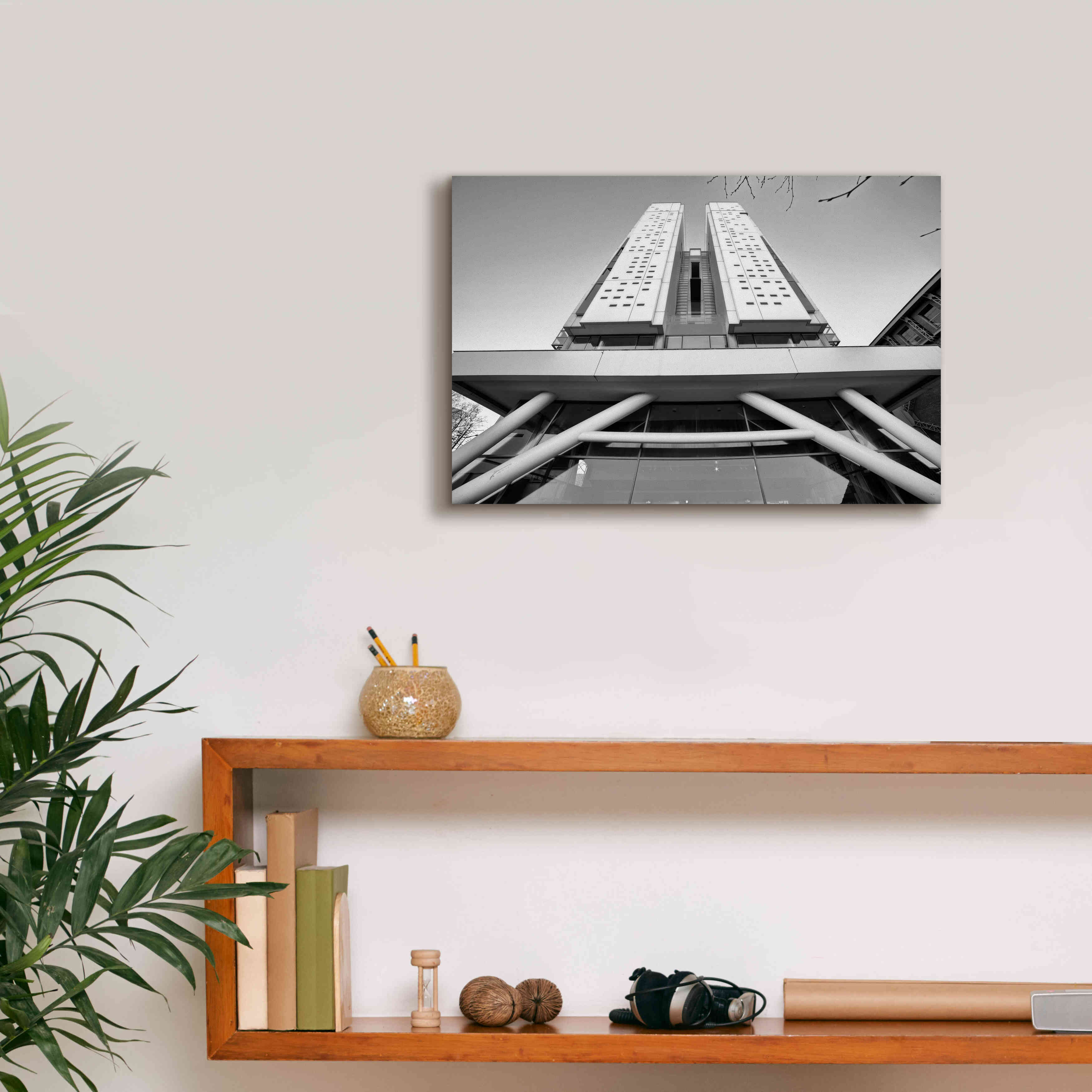 'Université Architecture 4' by Sebastien Lory, Giclee Canvas Wall Art,18 x 12