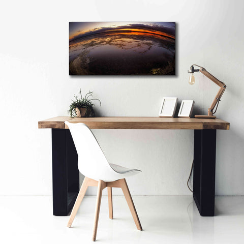 Image of 'Etang St Cyp Color' by Sebastien Lory, Giclee Canvas Wall Art,40 x 20