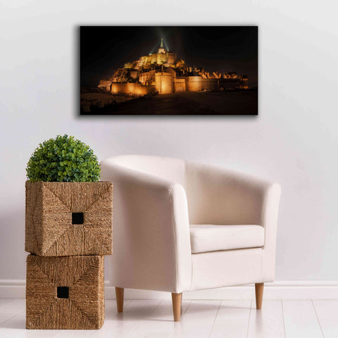 Image of 'Mont St Michel' by Sebastien Lory, Giclee Canvas Wall Art,40 x 20