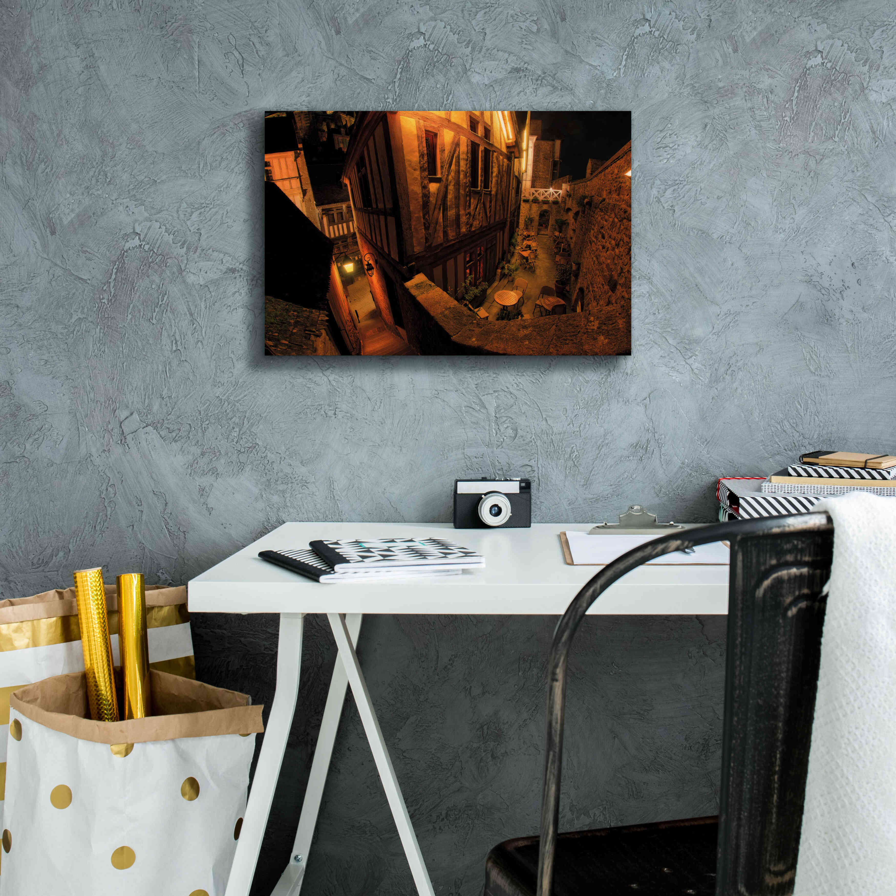 'St Michel 2' by Sebastien Lory, Giclee Canvas Wall Art,18 x 12