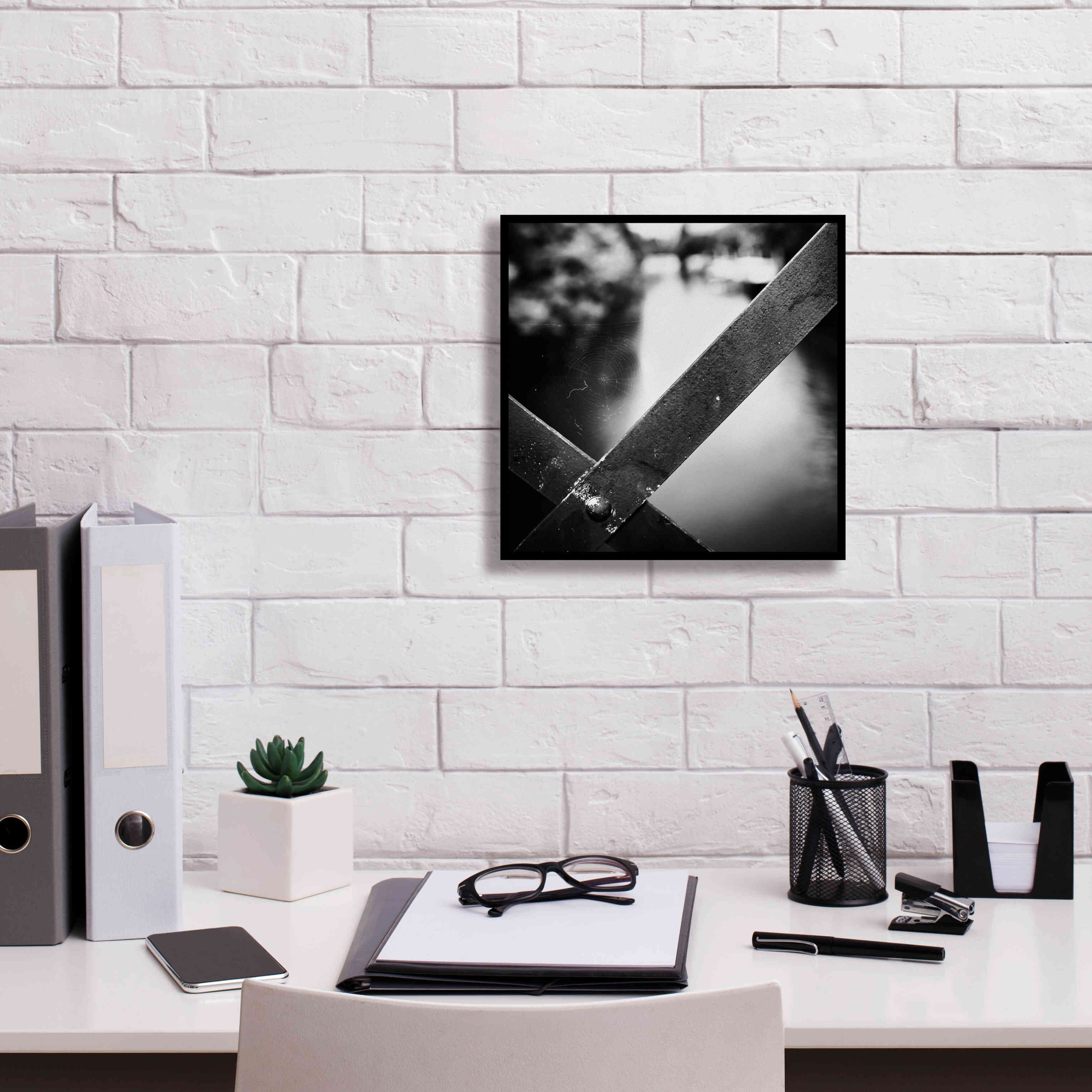 'X' by Sebastien Lory, Giclee Canvas Wall Art,12 x 12