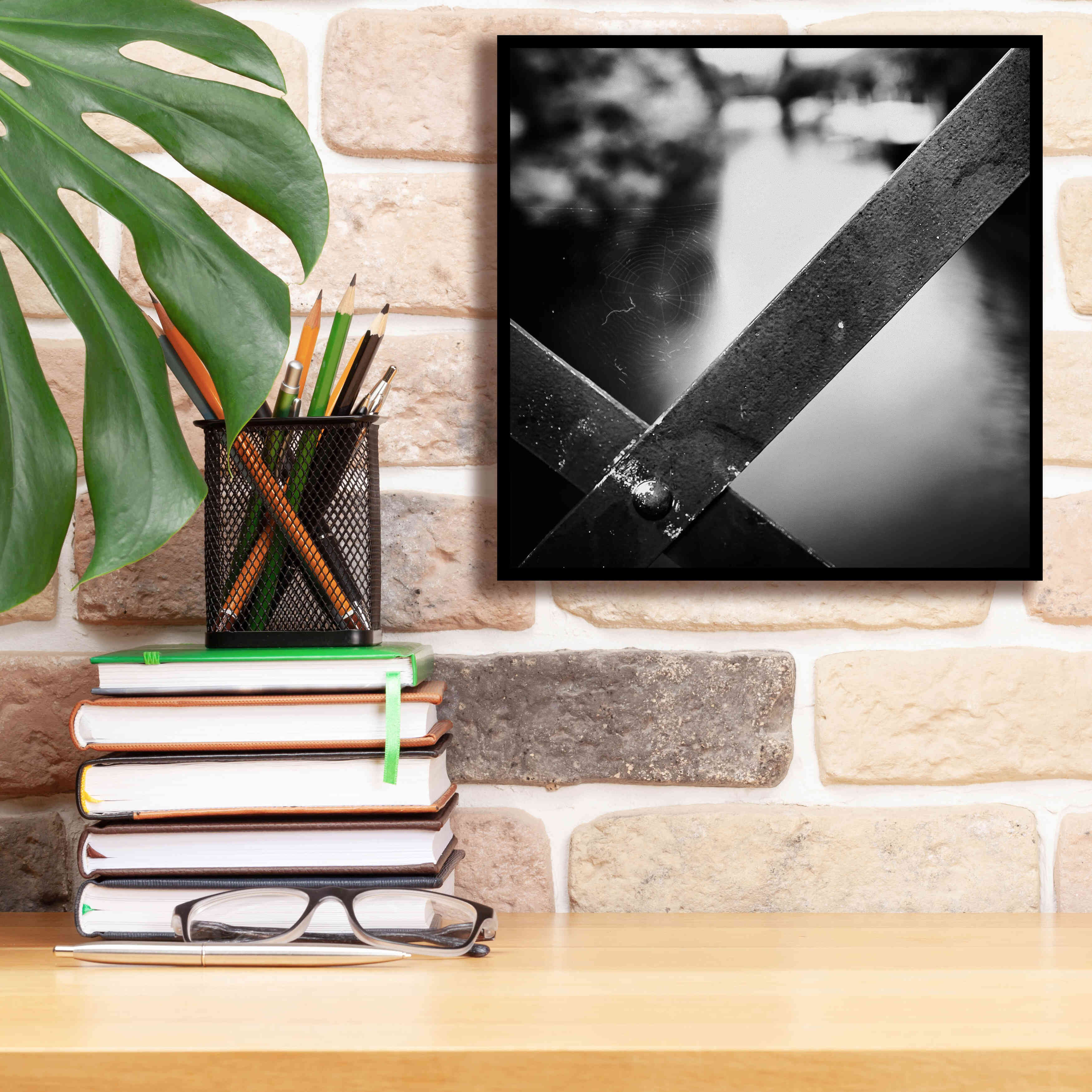 'X' by Sebastien Lory, Giclee Canvas Wall Art,12 x 12