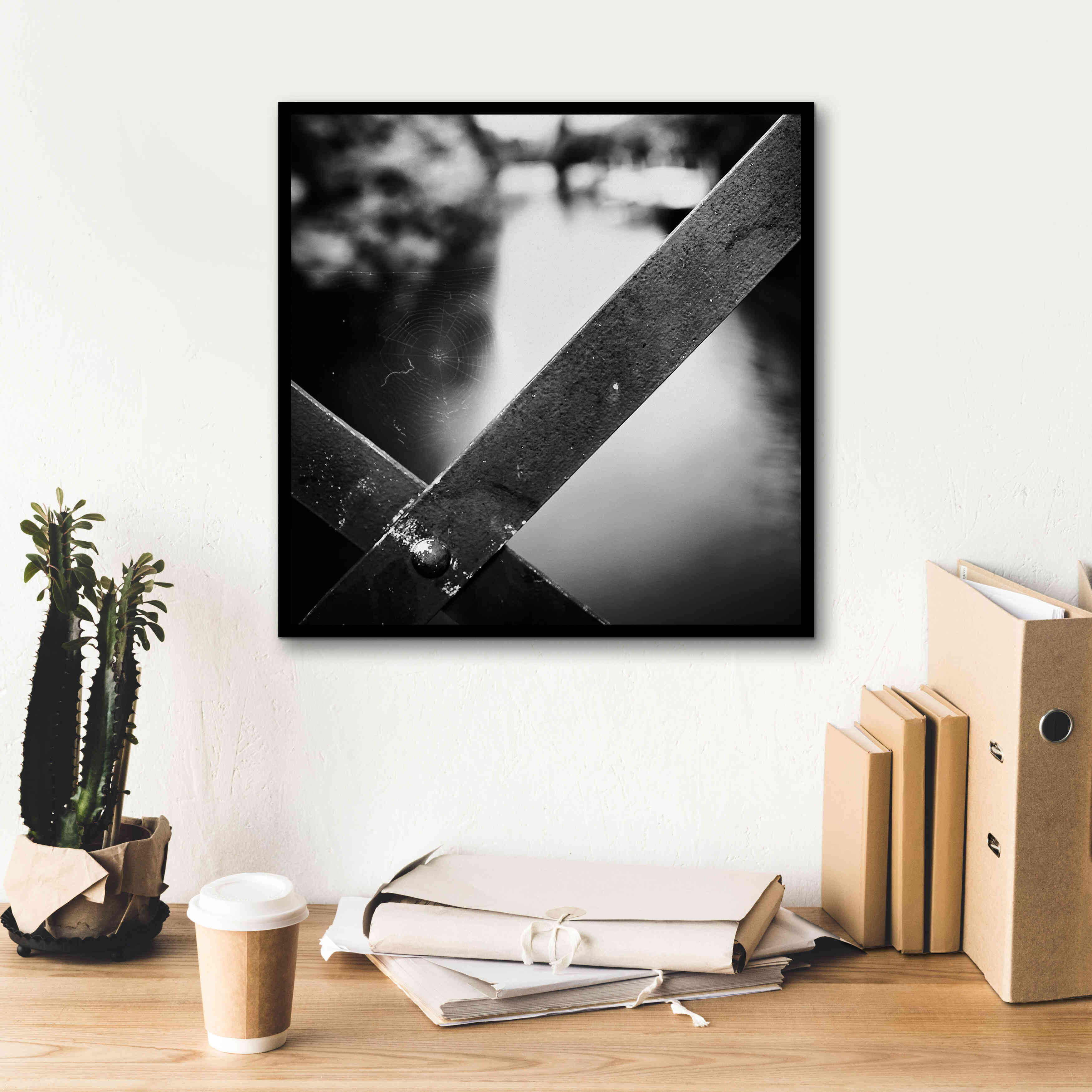 'X' by Sebastien Lory, Giclee Canvas Wall Art,18 x 18