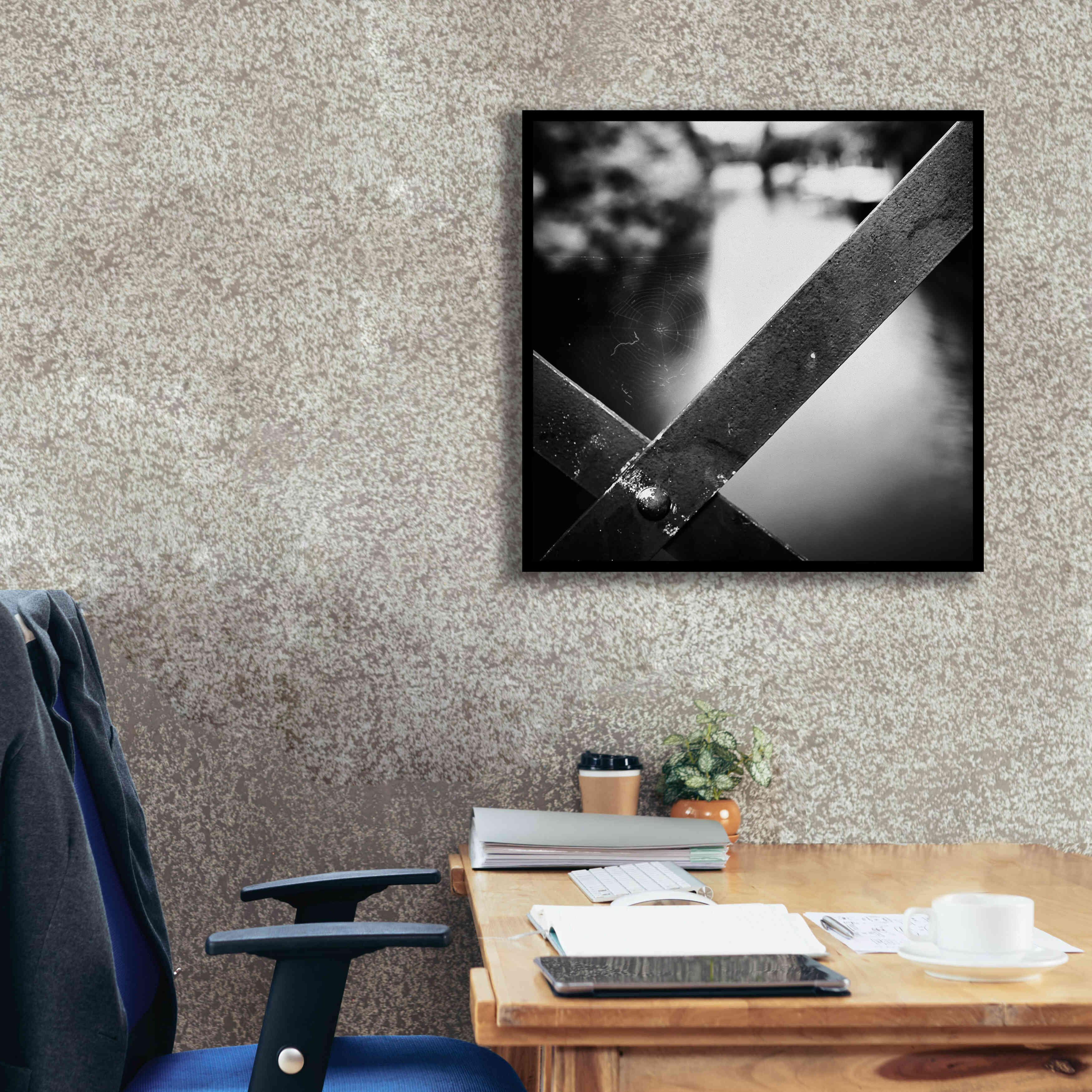 'X' by Sebastien Lory, Giclee Canvas Wall Art,26 x 26