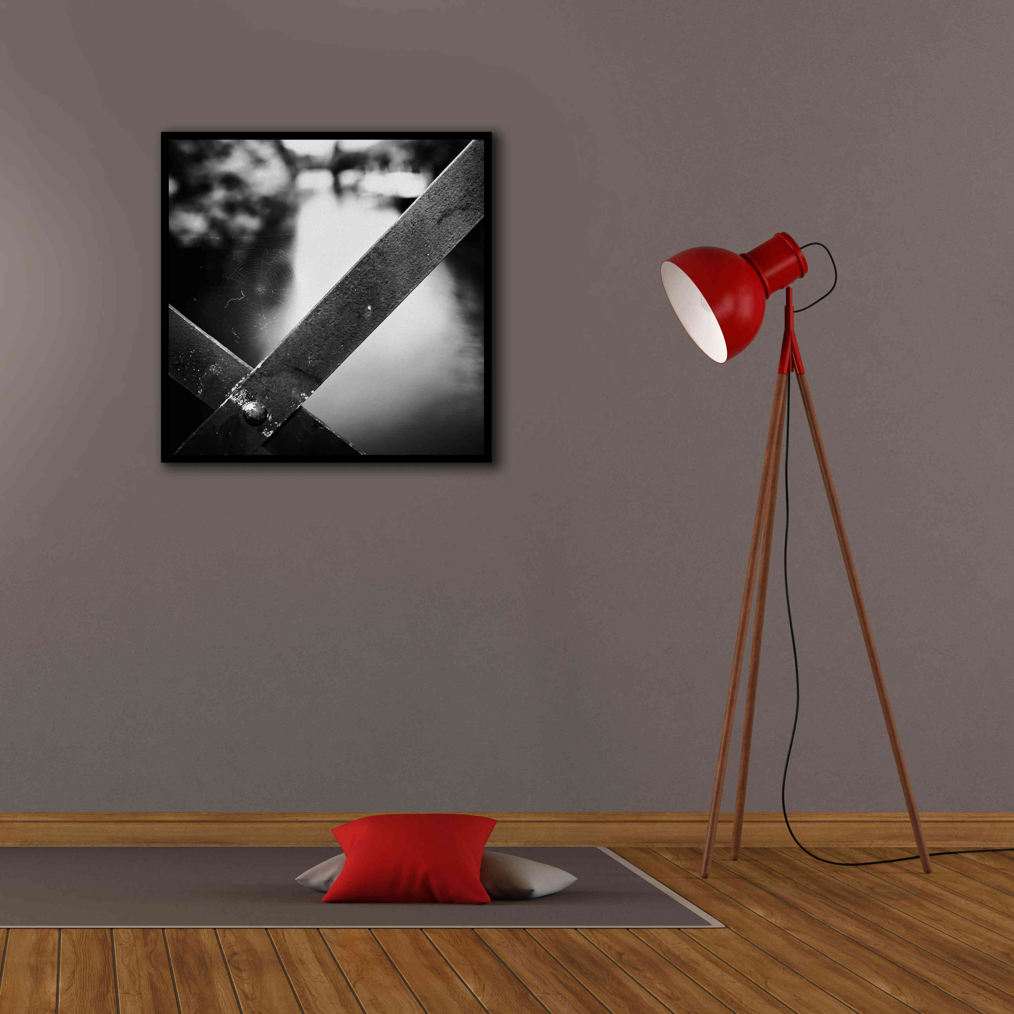 'X' by Sebastien Lory, Giclee Canvas Wall Art,26 x 26