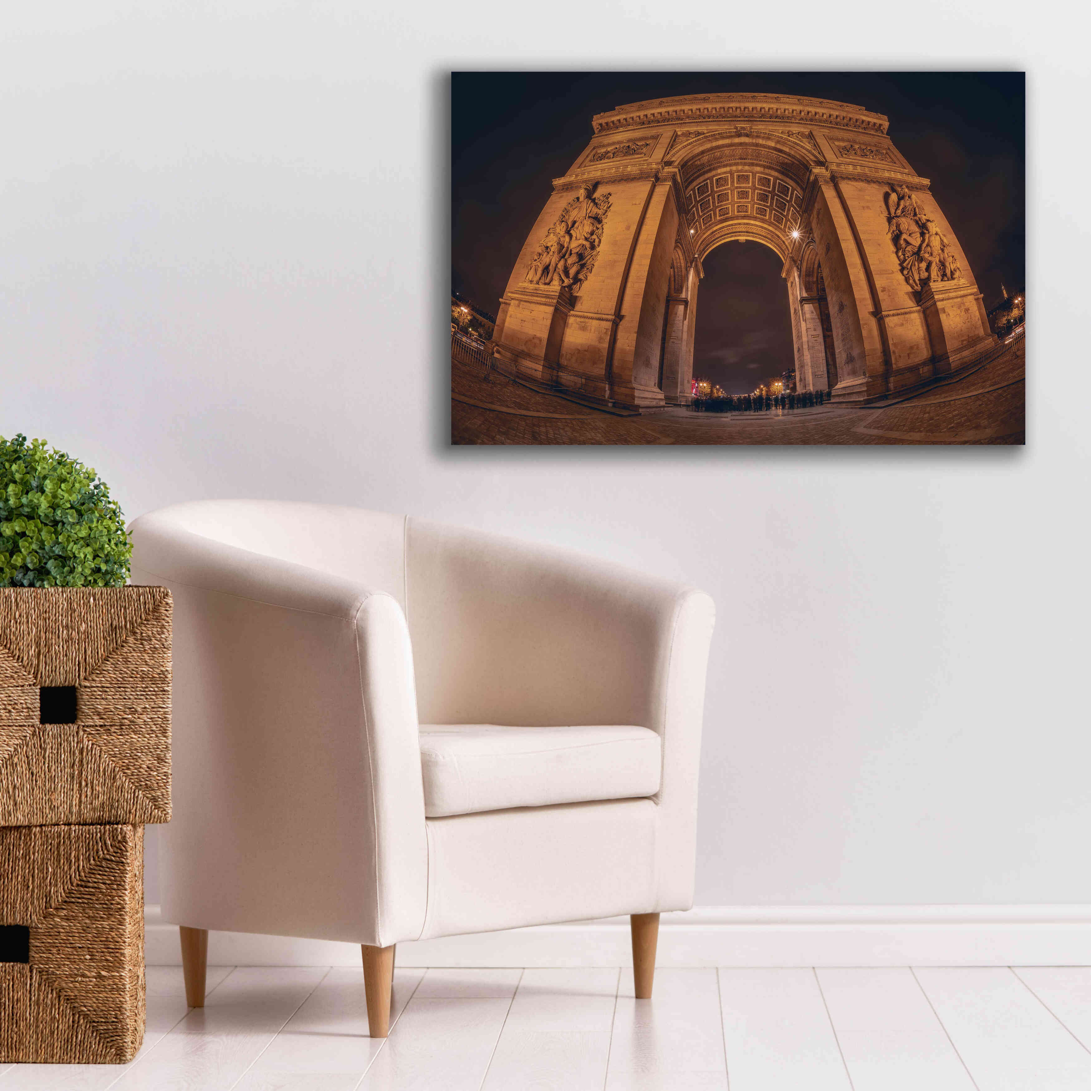 'Arc' by Sebastien Lory, Giclee Canvas Wall Art,40 x 26