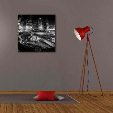 Image of 'Defense Bw' by Sebastien Lory, Giclee Canvas Wall Art,26 x 26