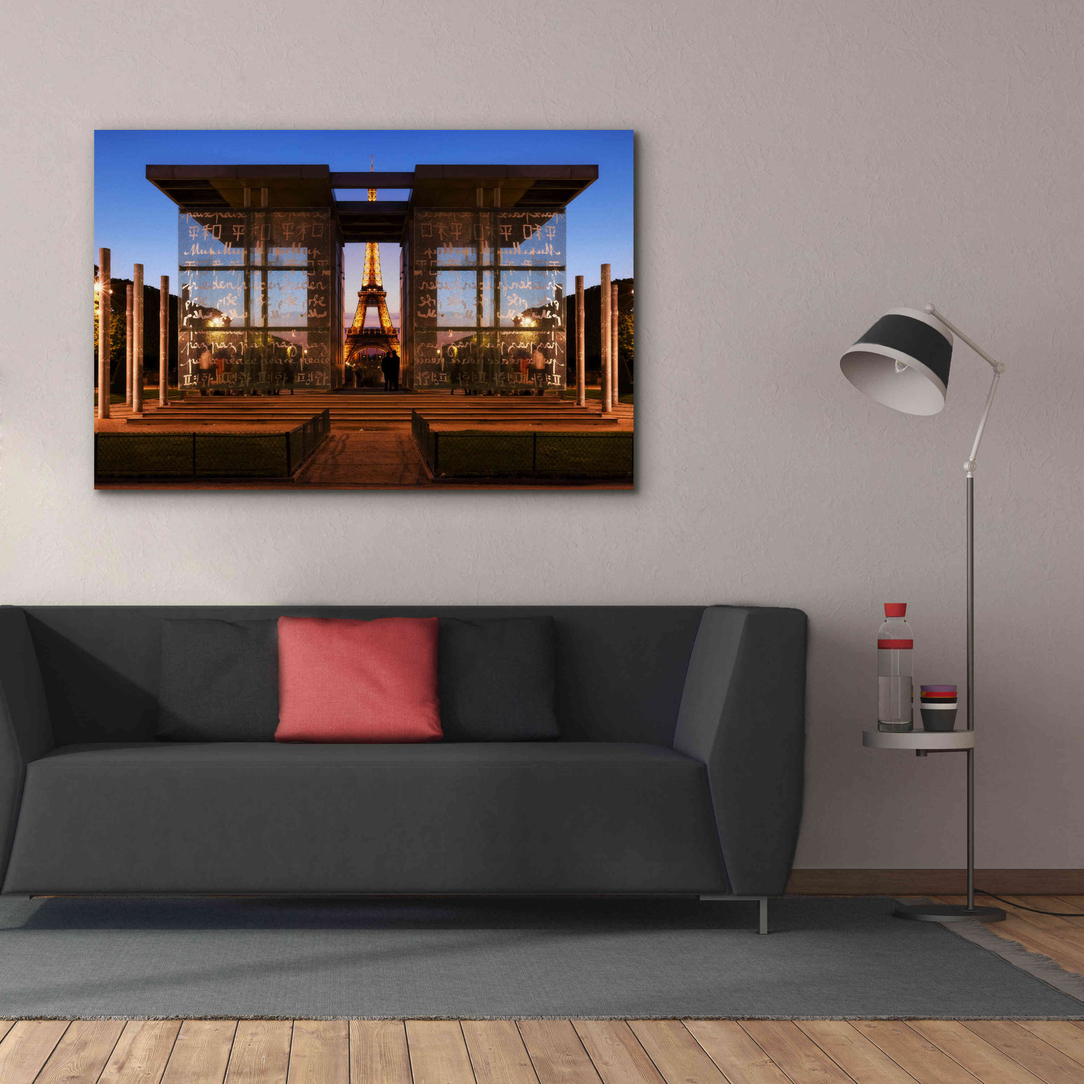 'Dupli Eiffel' by Sebastien Lory, Giclee Canvas Wall Art,60 x 40