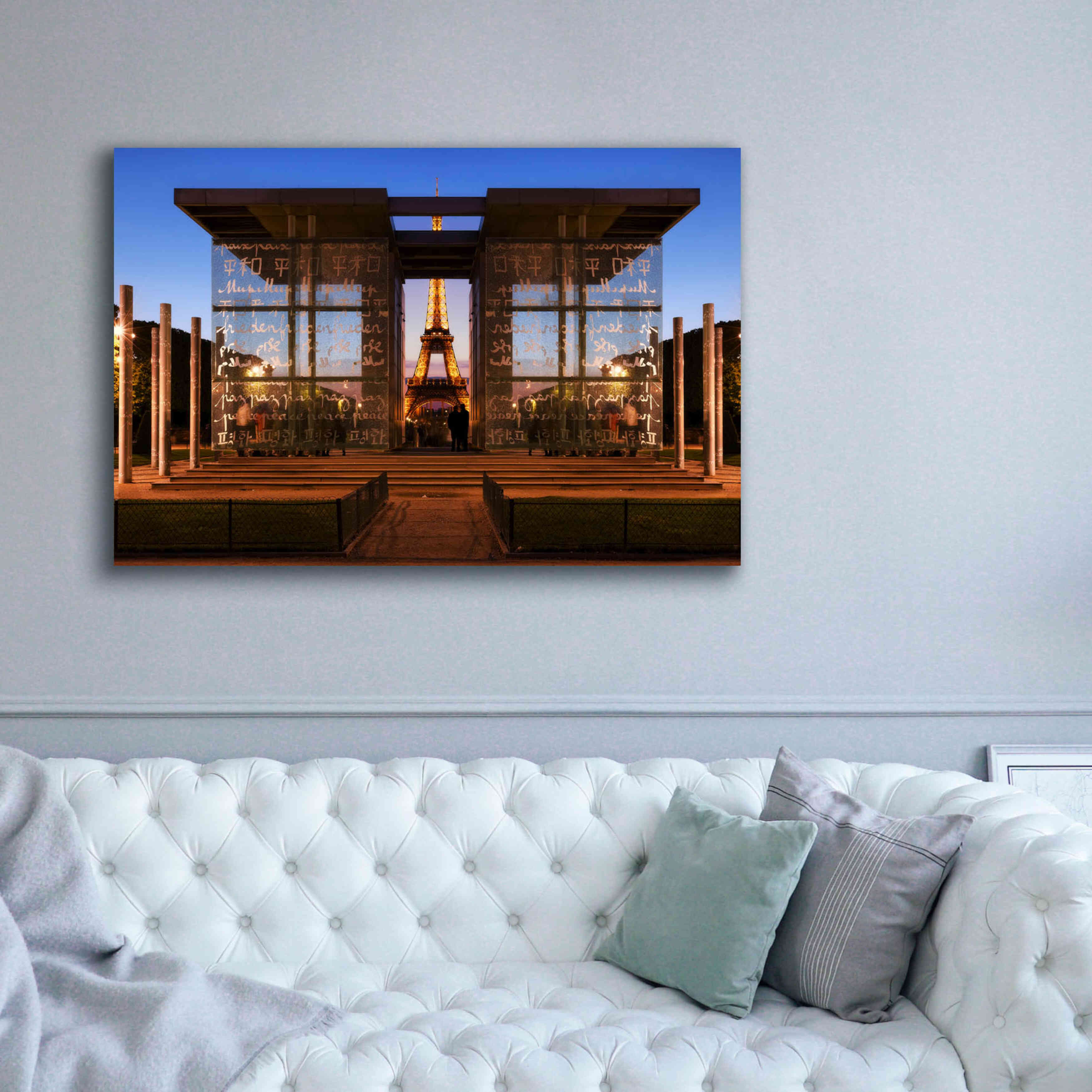 'Dupli Eiffel' by Sebastien Lory, Giclee Canvas Wall Art,60 x 40