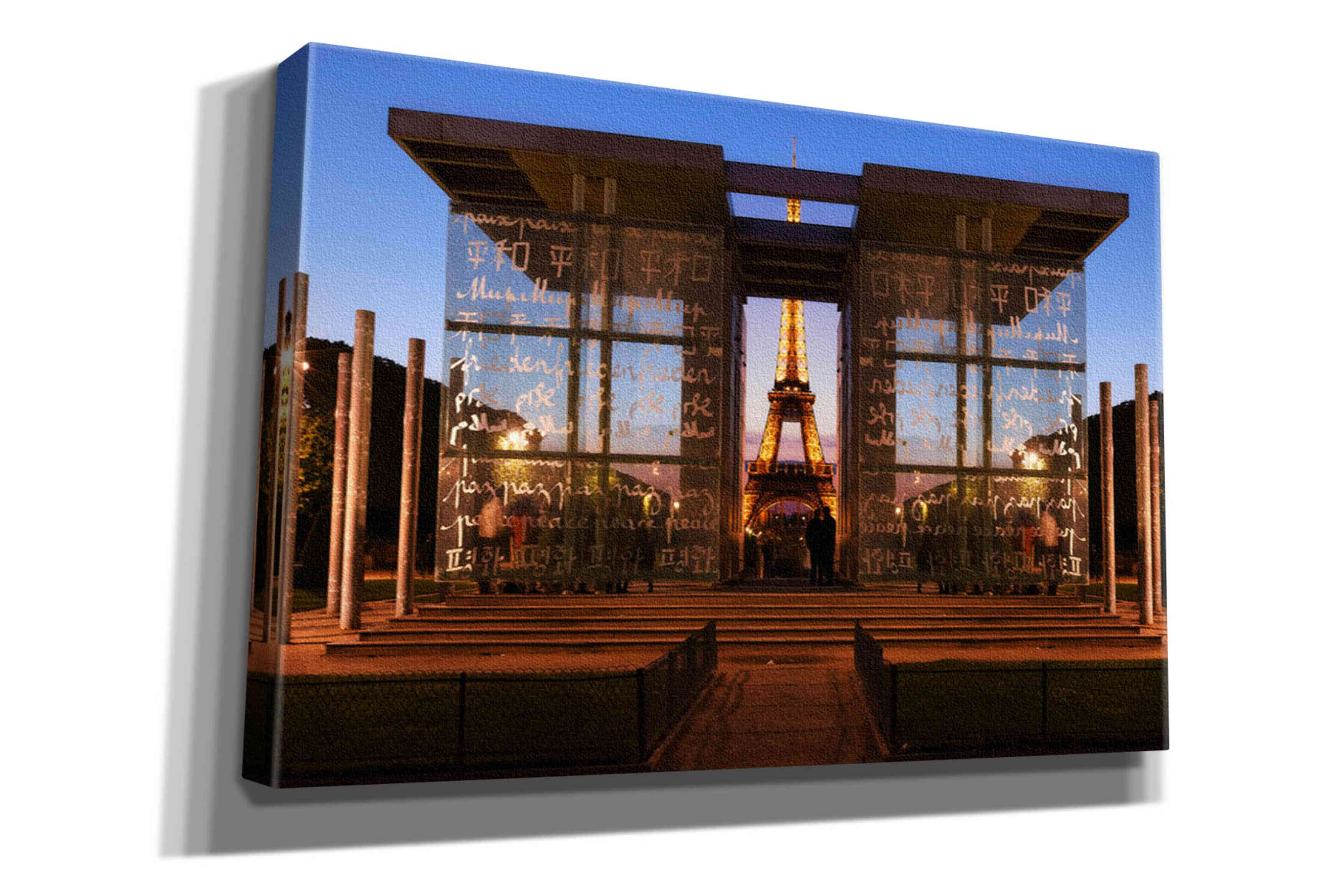 'Dupli Eiffel' by Sebastien Lory, Giclee Canvas Wall Art