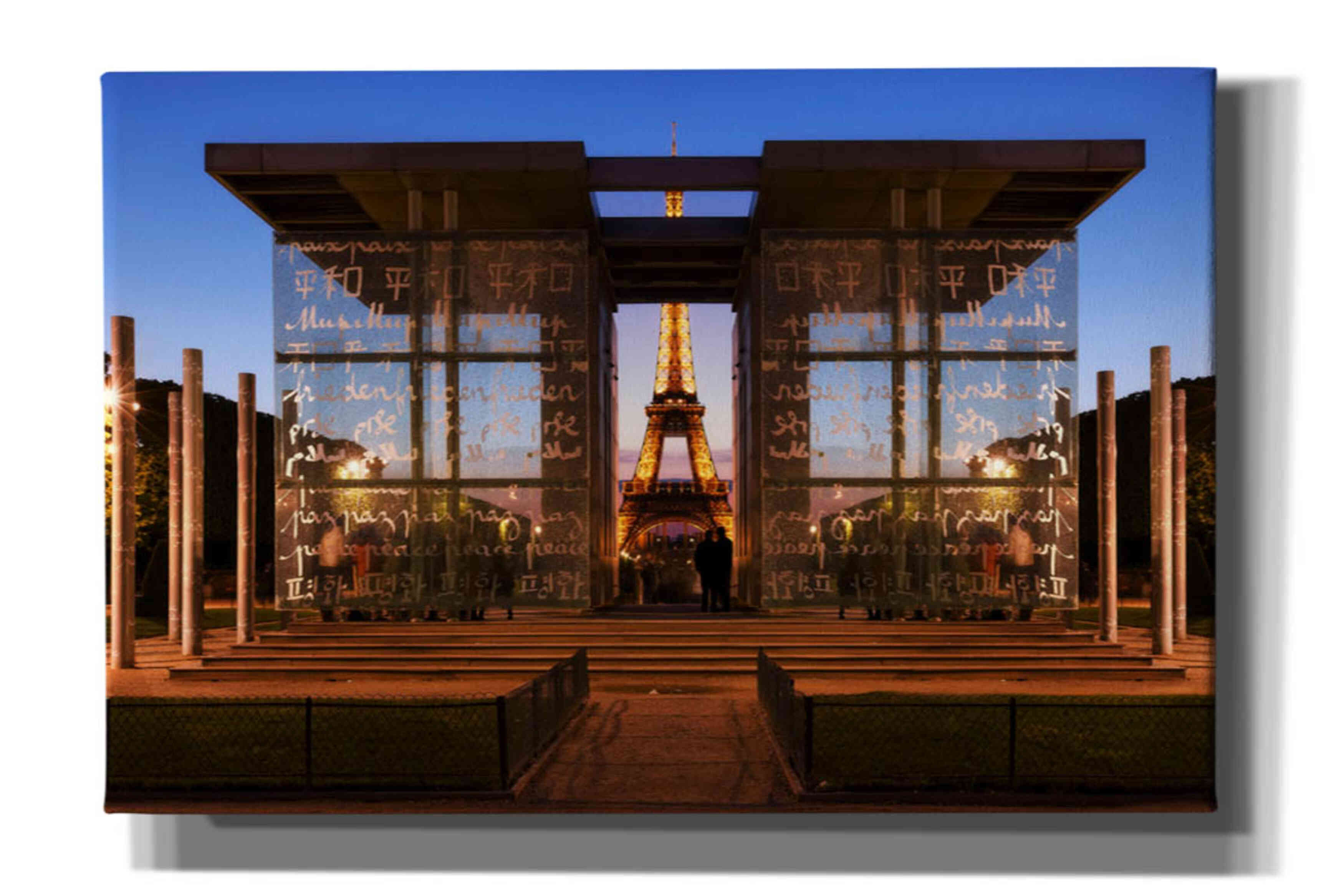 'Dupli Eiffel' by Sebastien Lory, Giclee Canvas Wall Art