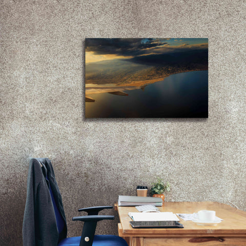 Image of 'Nice Airport' by Sebastien Lory, Giclee Canvas Wall Art,40 x 26
