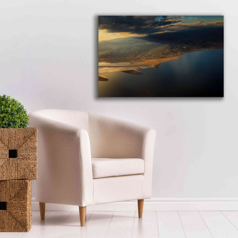 Image of 'Nice Airport' by Sebastien Lory, Giclee Canvas Wall Art,40 x 26