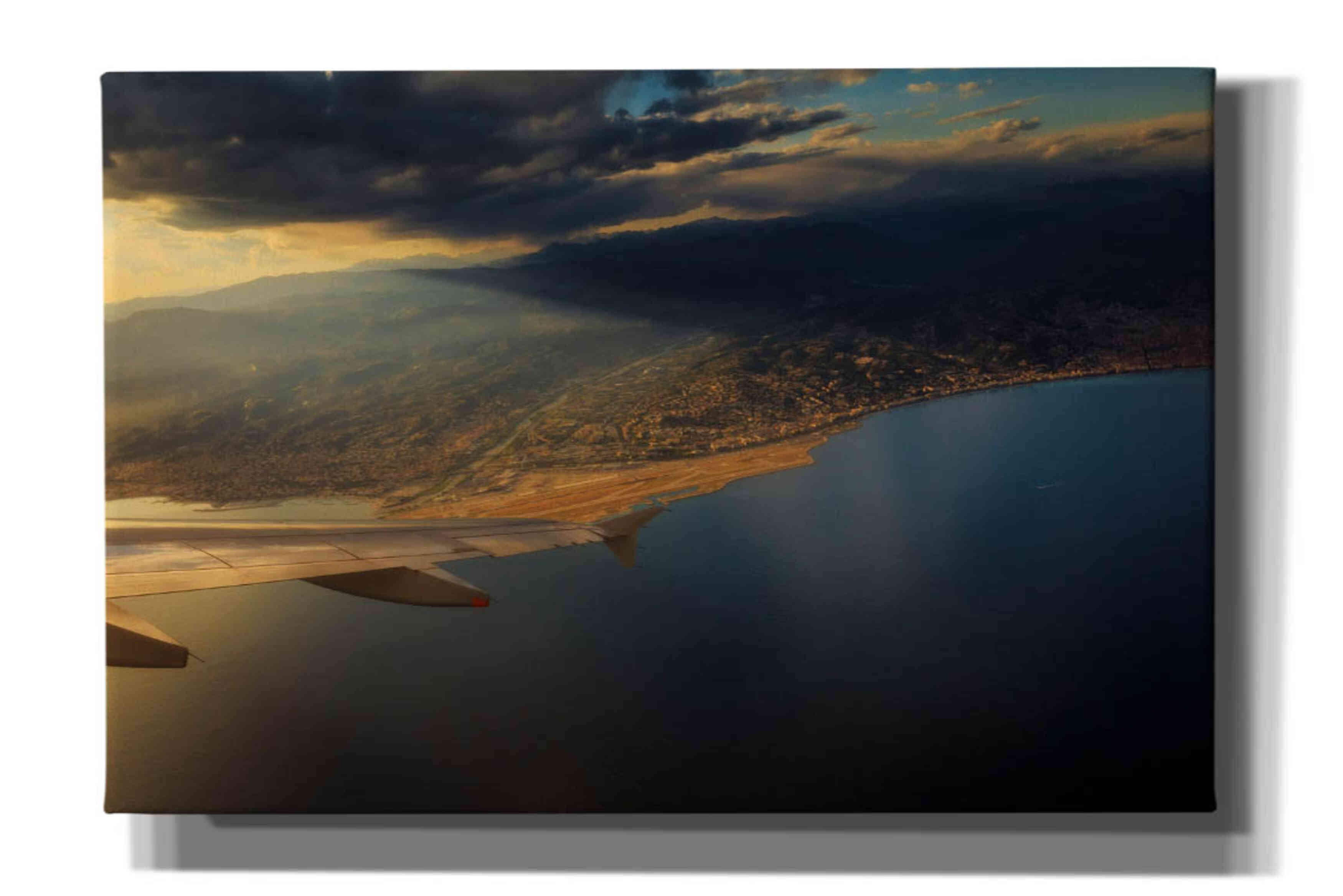 'Nice Airport' by Sebastien Lory, Giclee Canvas Wall Art