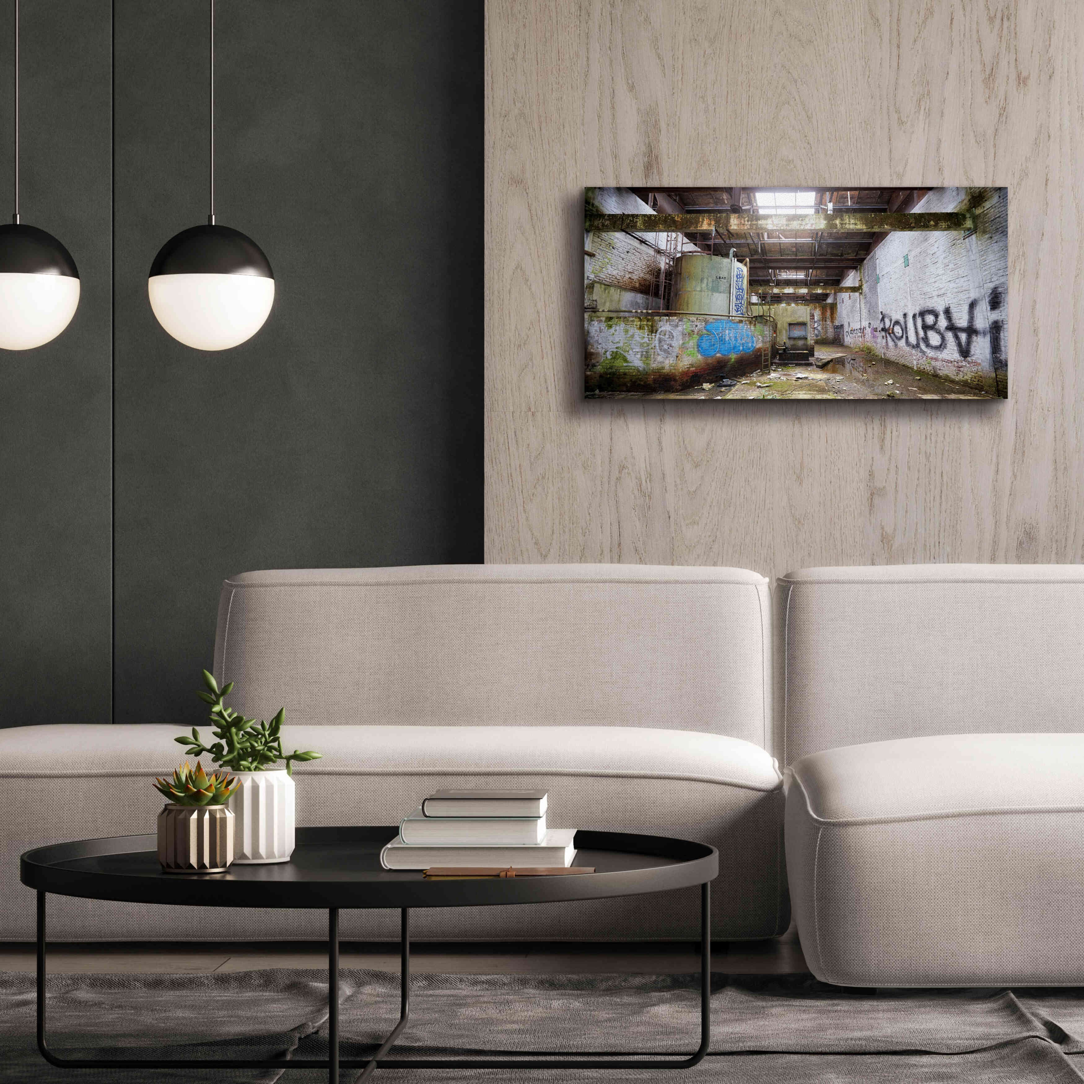 'Roubaix Urbex' by Sebastien Lory, Giclee Canvas Wall Art,40 x 20