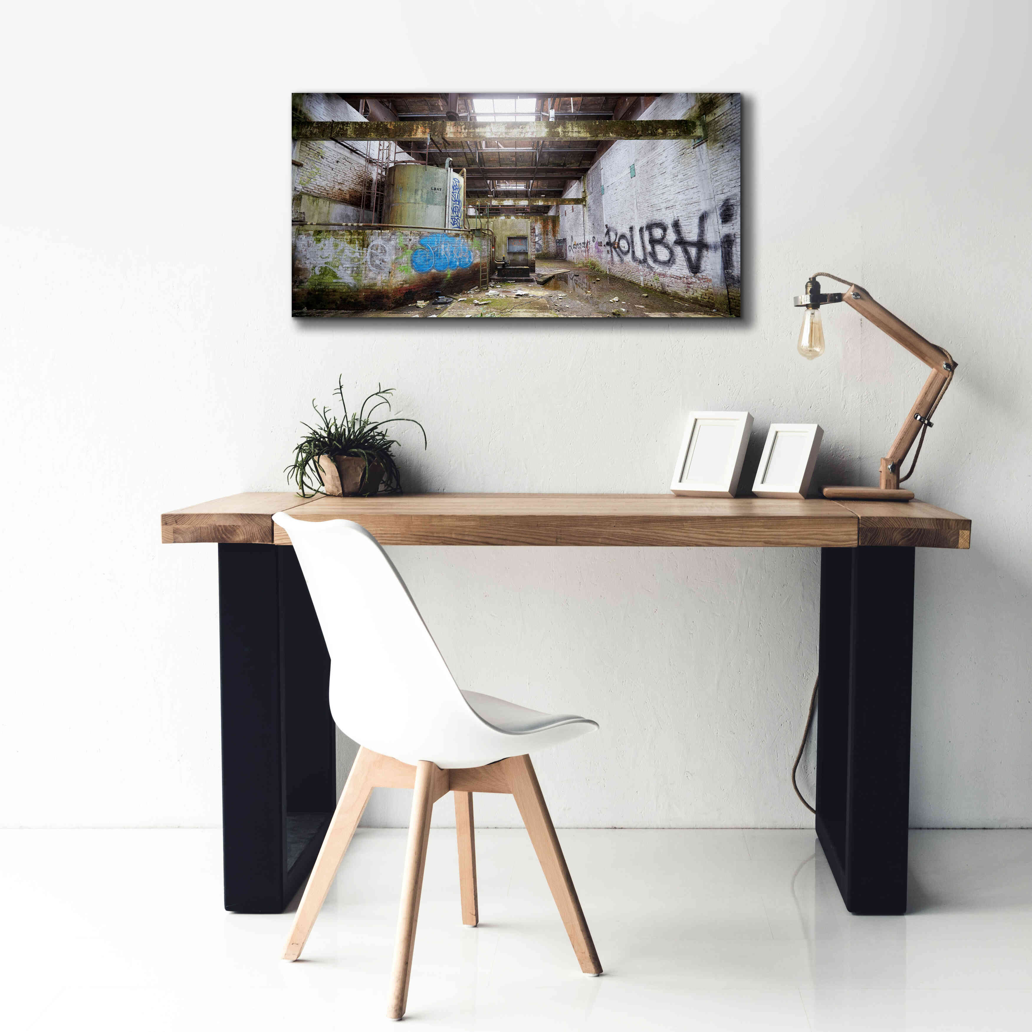 'Roubaix Urbex' by Sebastien Lory, Giclee Canvas Wall Art,40 x 20