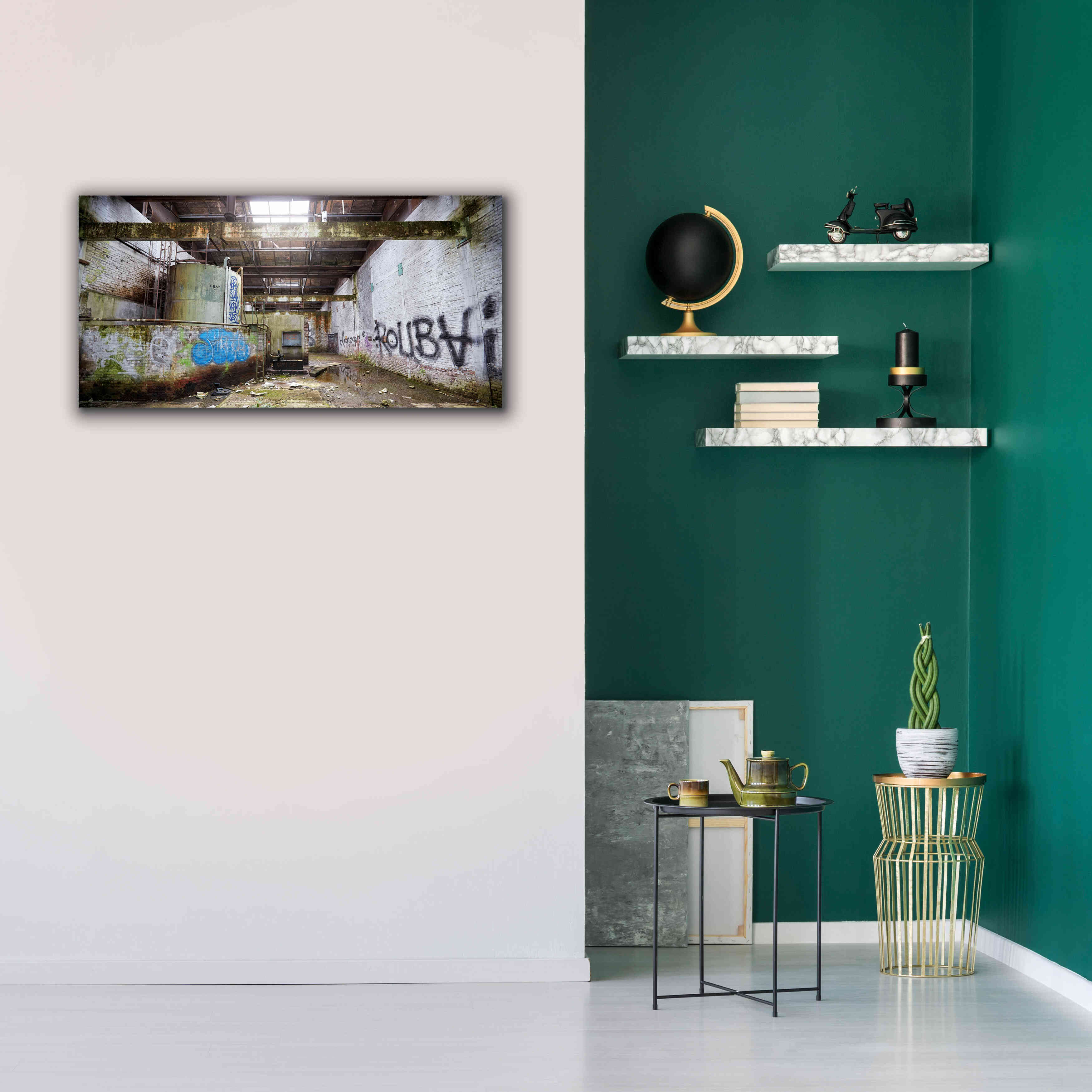 'Roubaix Urbex' by Sebastien Lory, Giclee Canvas Wall Art,40 x 20