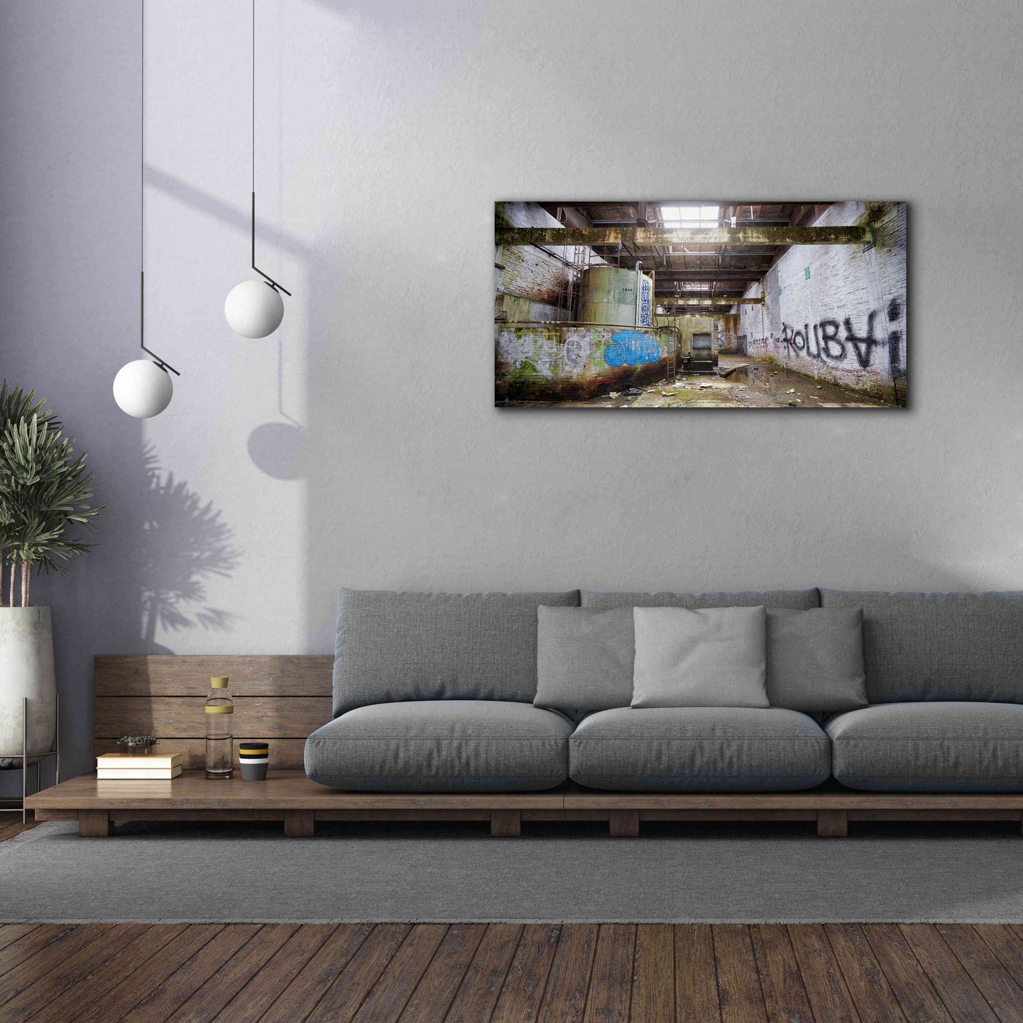 'Roubaix Urbex' by Sebastien Lory, Giclee Canvas Wall Art,60 x 30