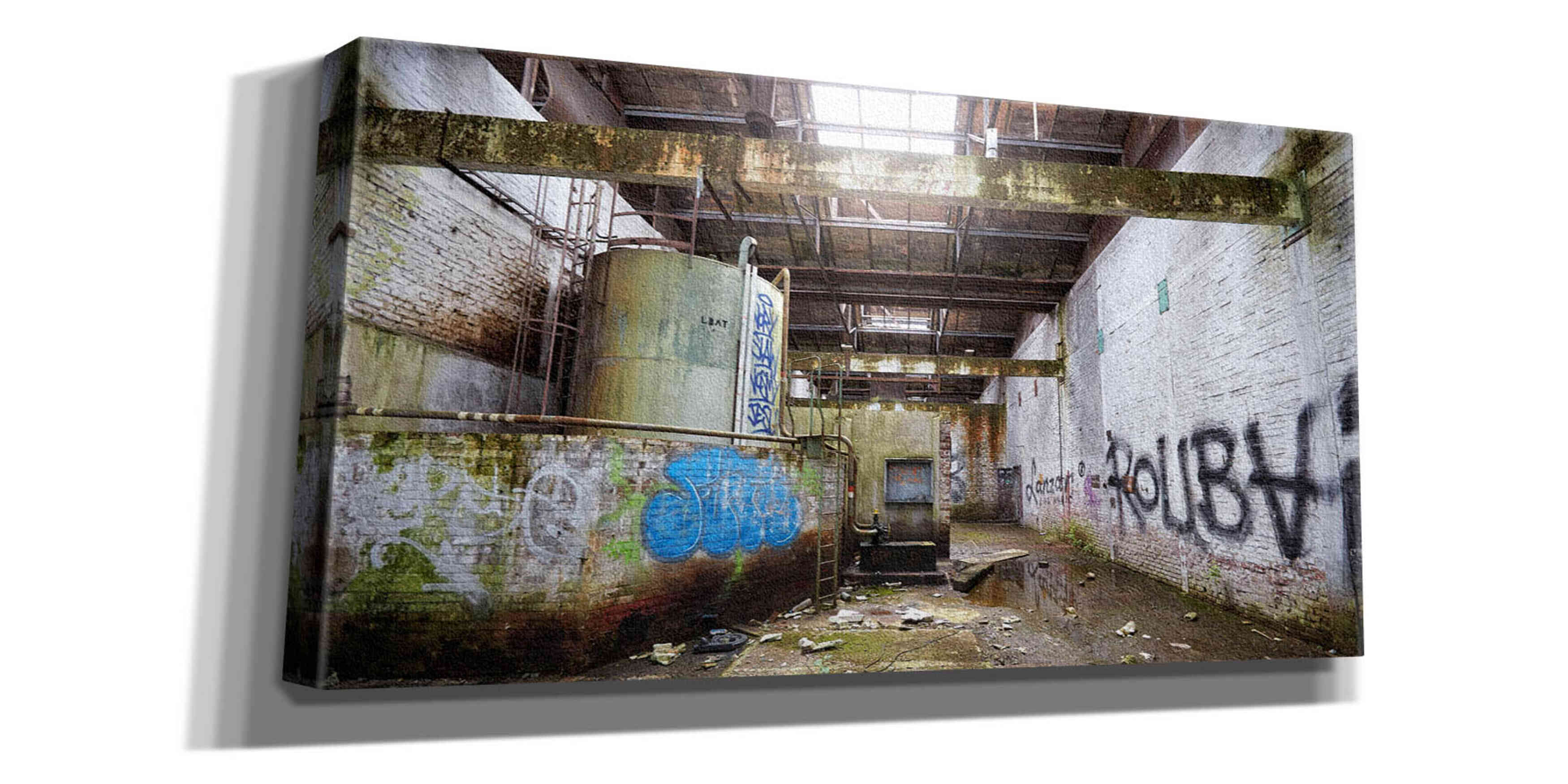 'Roubaix Urbex' by Sebastien Lory, Giclee Canvas Wall Art