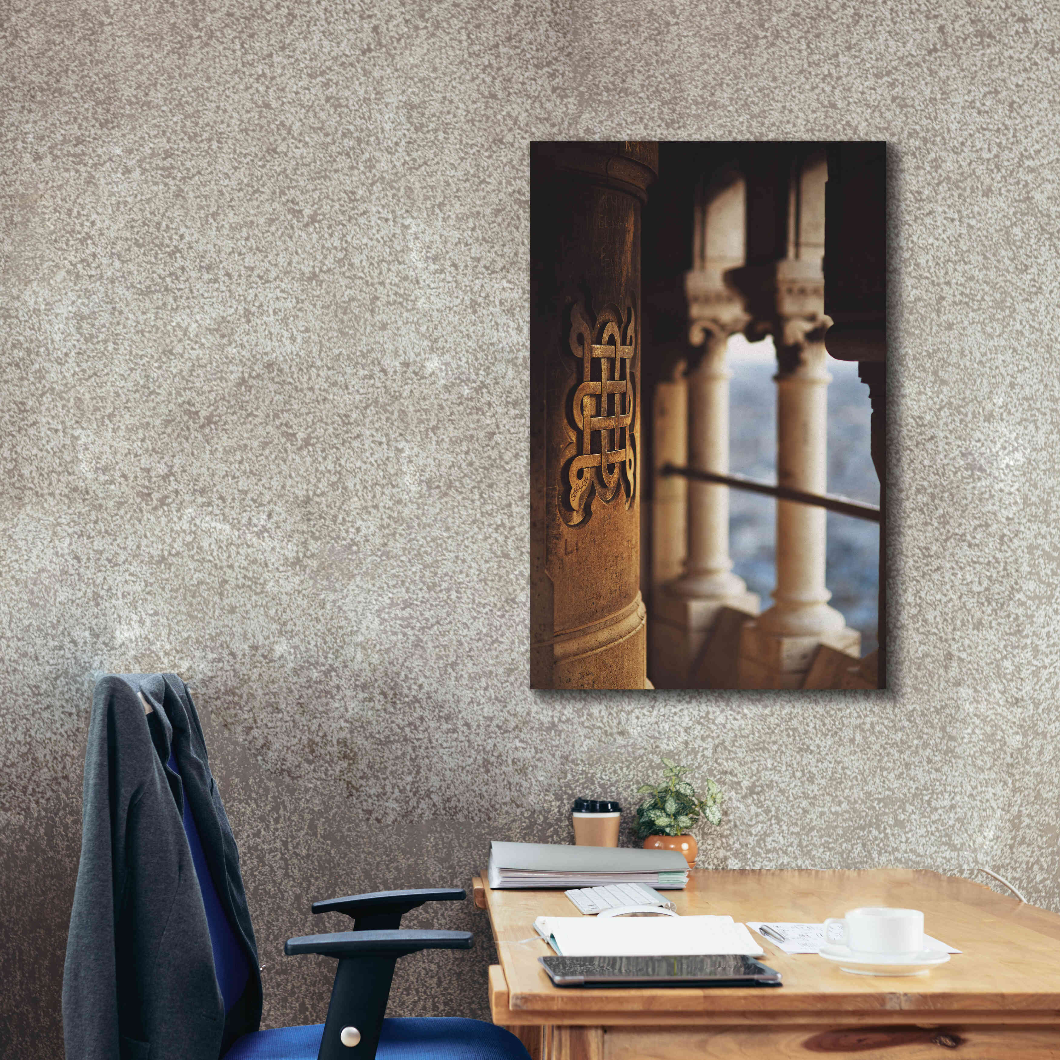 'Coeur Sacré' by Sebastien Lory, Giclee Canvas Wall Art,26 x 40