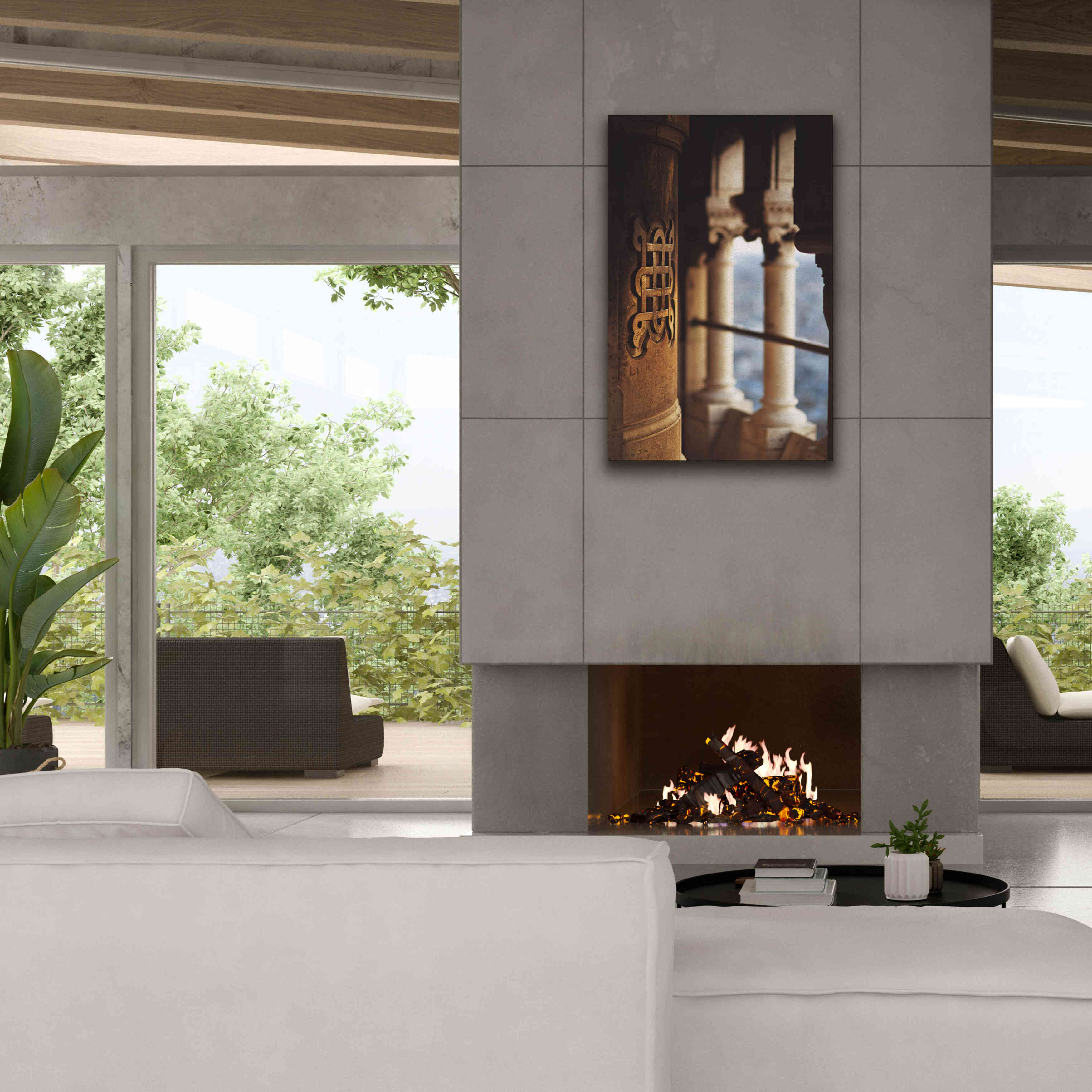 'Coeur Sacré' by Sebastien Lory, Giclee Canvas Wall Art,26 x 40