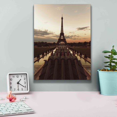 Image of 'Fire Eiffel tOWER' by Sebastien Lory, Giclee Canvas Wall Art,12 x 16