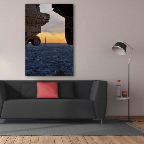 Image of 'Distant Eiffel Tower' by Sebastien Lory, Giclee Canvas Wall Art,40 x 60
