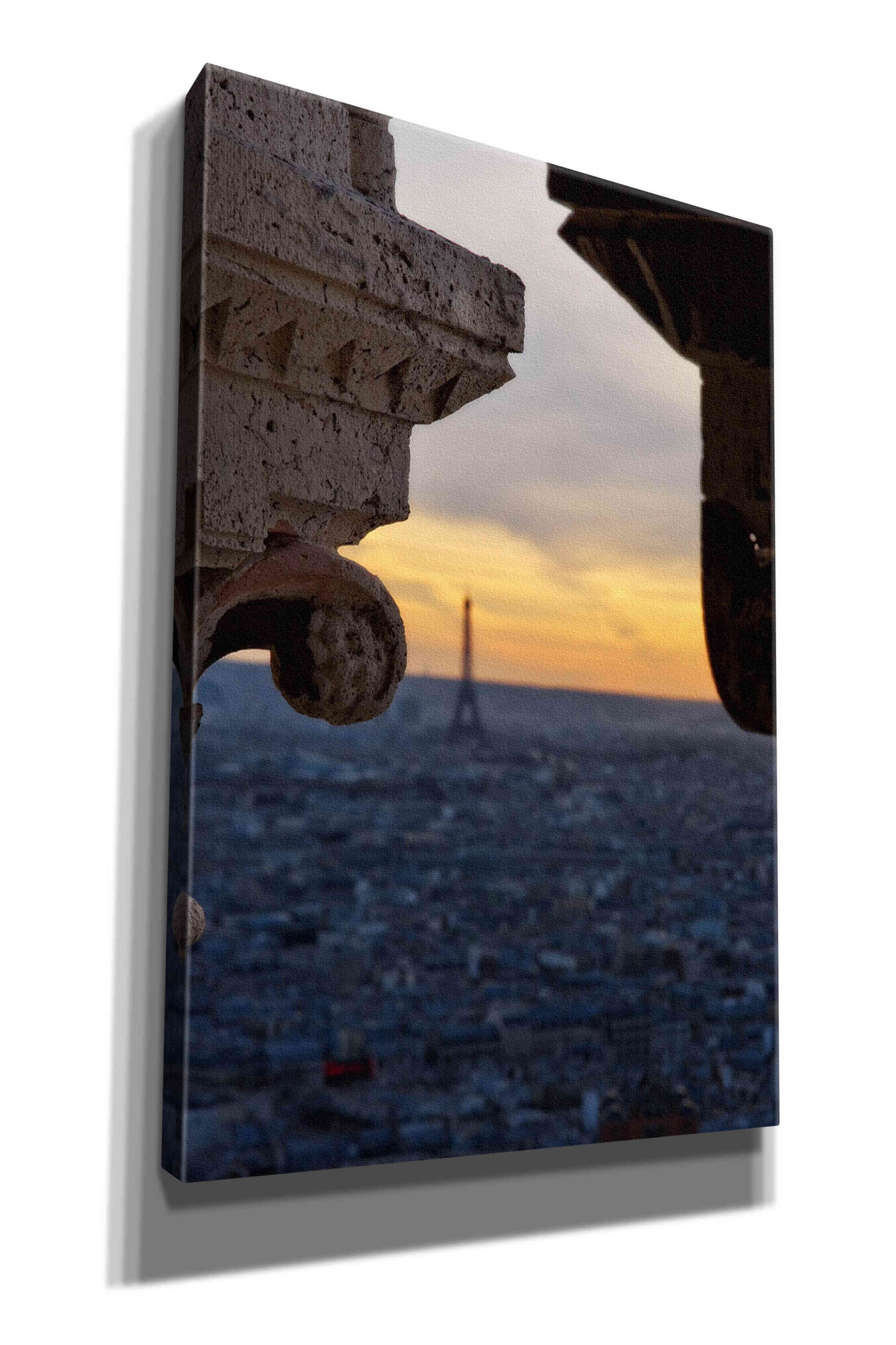'Distant Eiffel Tower' by Sebastien Lory, Giclee Canvas Wall Art