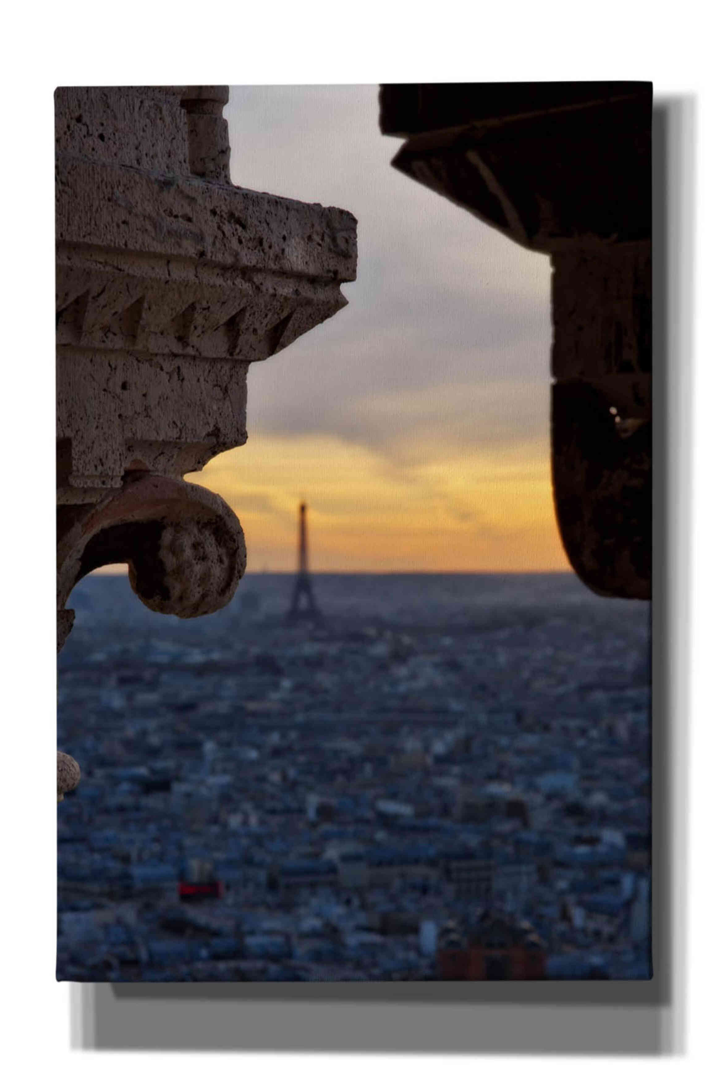 'Distant Eiffel Tower' by Sebastien Lory, Giclee Canvas Wall Art