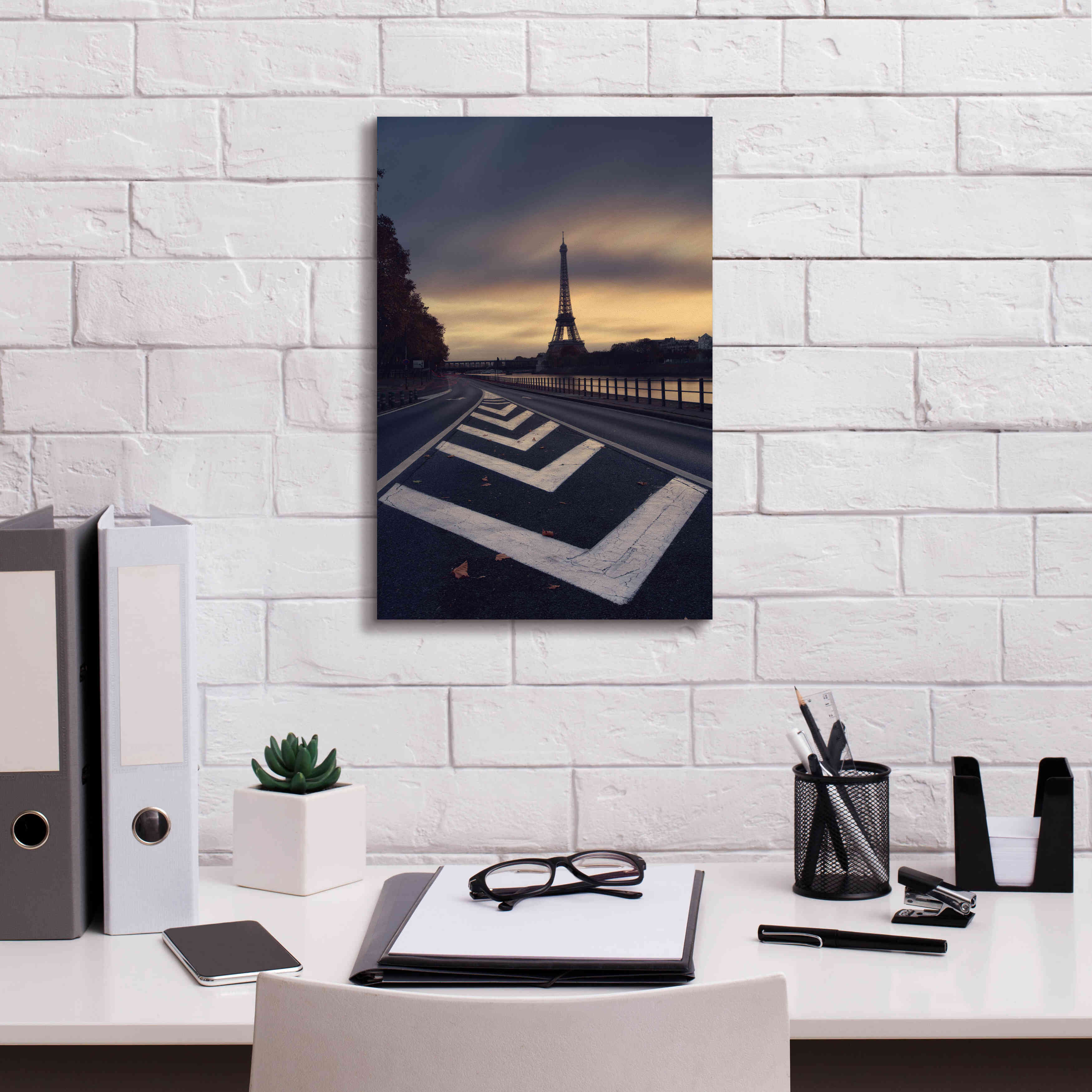 'Eiffel Tower' by Sebastien Lory, Giclee Canvas Wall Art,12 x 18