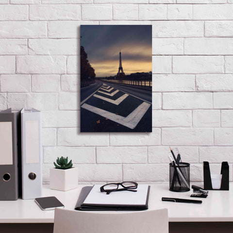 Image of 'Eiffel Tower' by Sebastien Lory, Giclee Canvas Wall Art,12 x 18