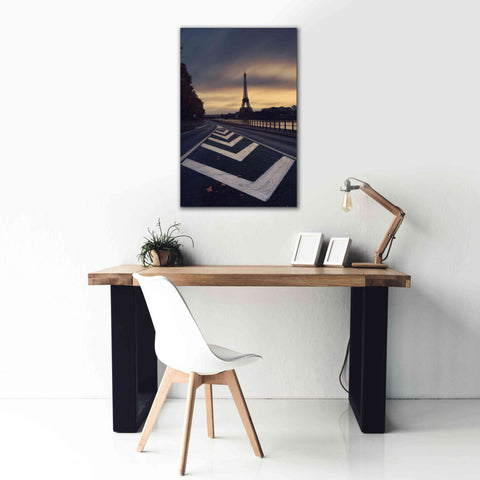 Image of 'Eiffel Tower' by Sebastien Lory, Giclee Canvas Wall Art,26 x 40