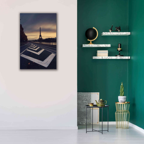 Image of 'Eiffel Tower' by Sebastien Lory, Giclee Canvas Wall Art,26 x 40