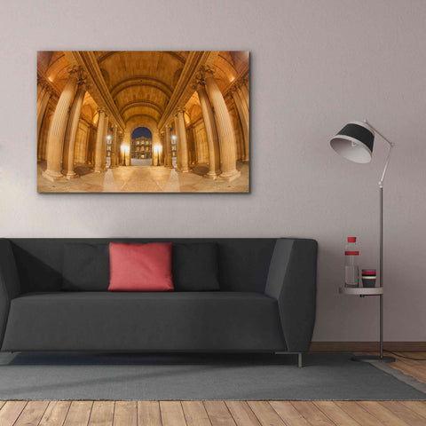 Image of 'Golden Columns' by Sebastien Lory, Giclee Canvas Wall Art,60 x 40