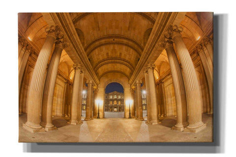 Image of 'Golden Columns' by Sebastien Lory, Giclee Canvas Wall Art