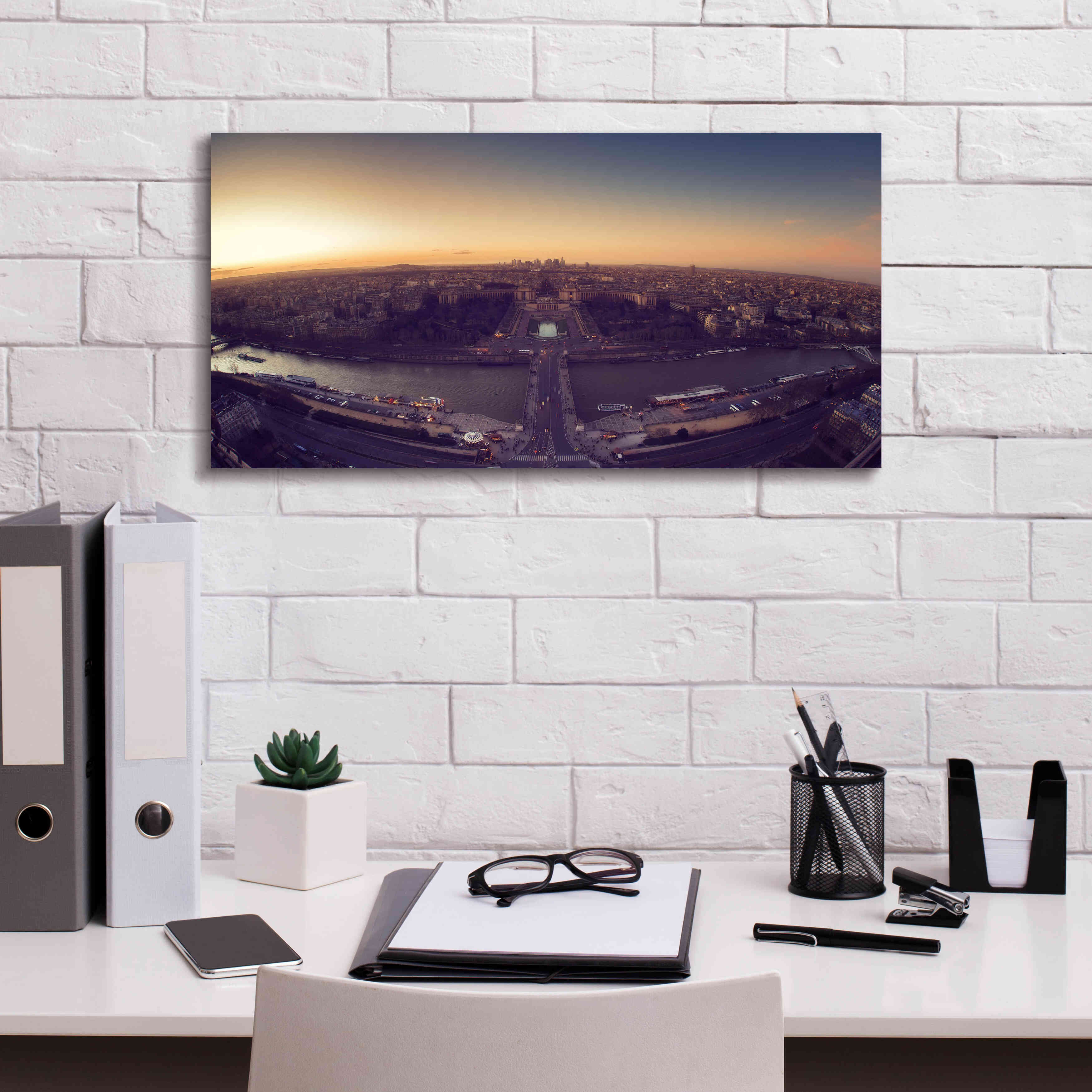 'Troca' by Sebastien Lory, Giclee Canvas Wall Art,24 x 12