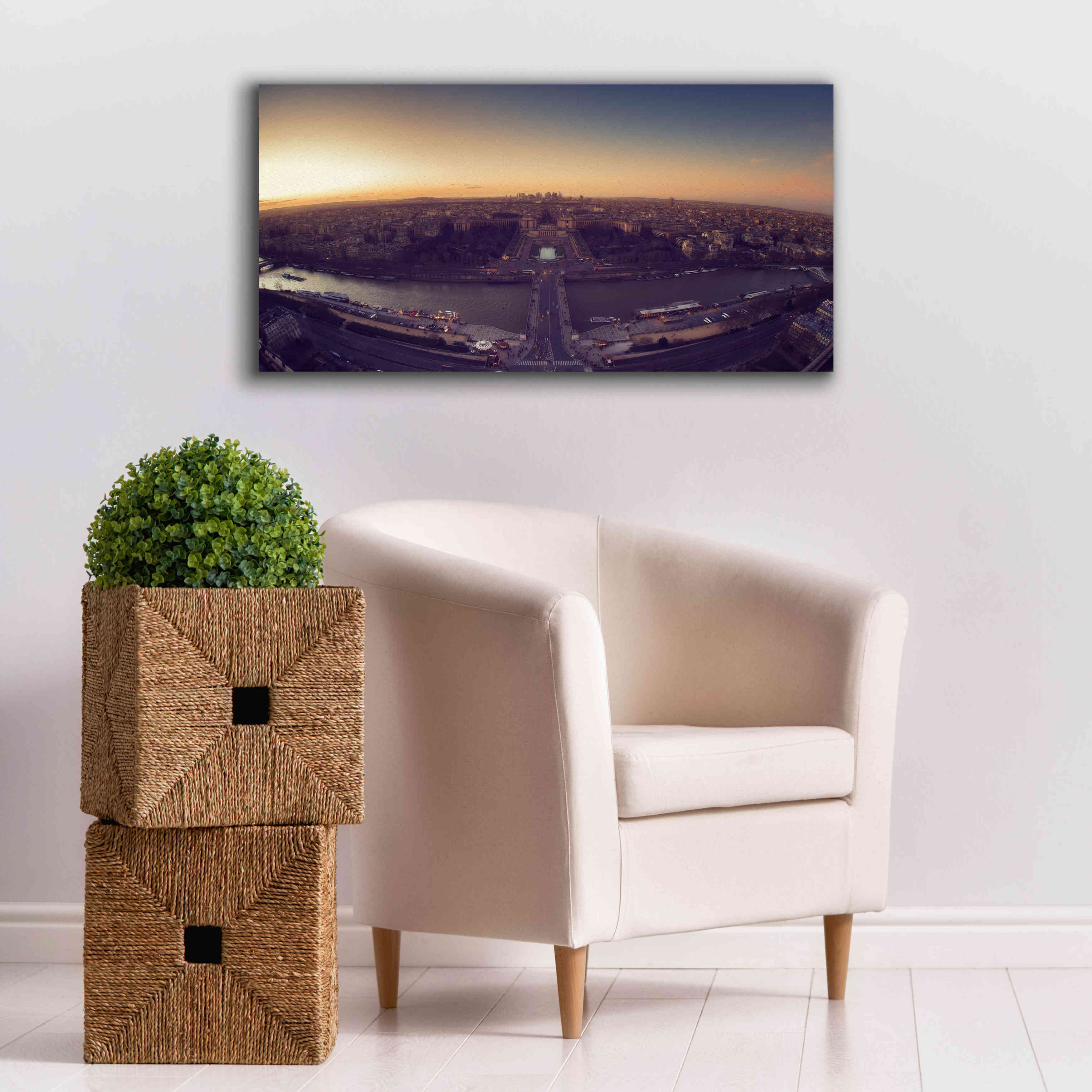 'Troca' by Sebastien Lory, Giclee Canvas Wall Art,40 x 20