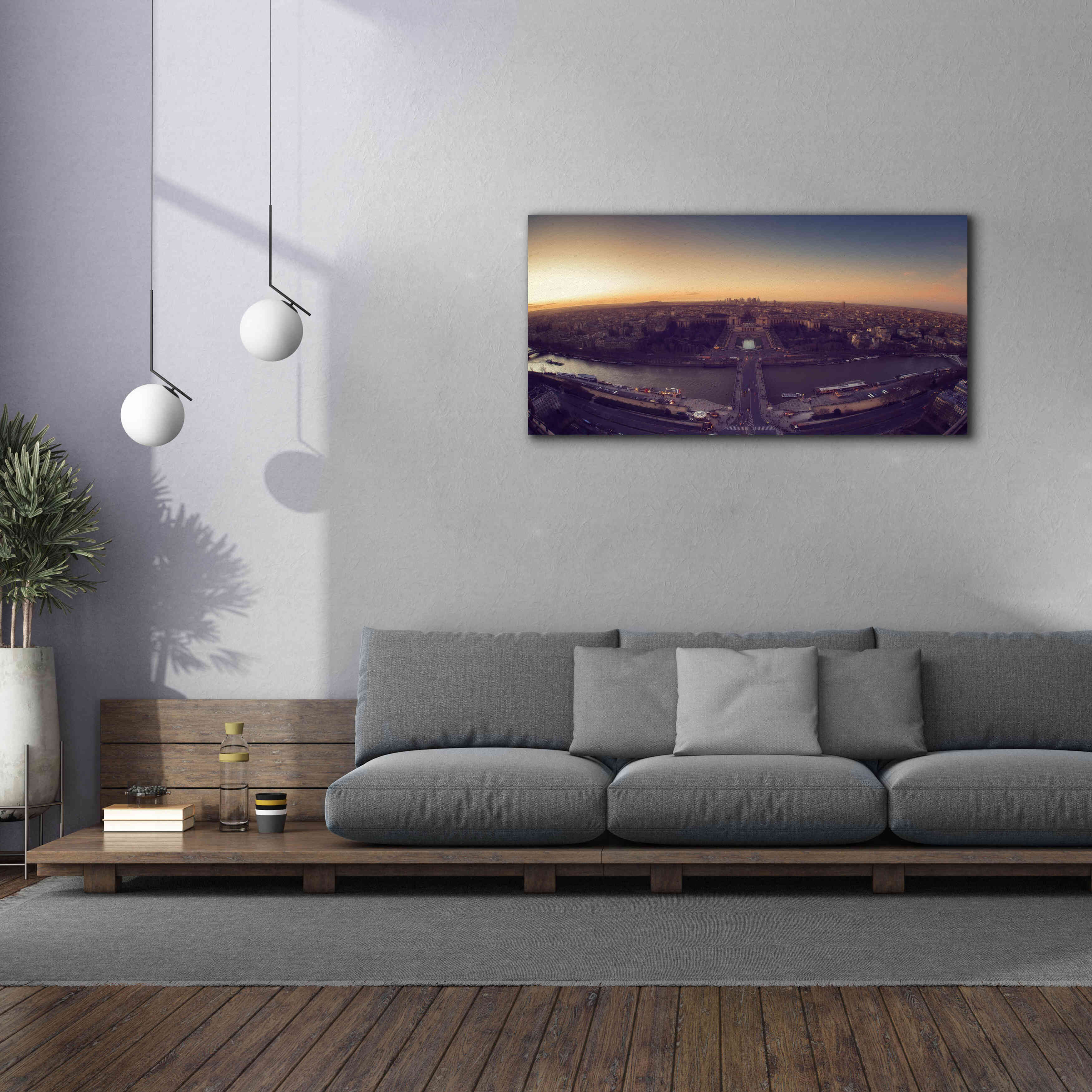 'Troca' by Sebastien Lory, Giclee Canvas Wall Art,60 x 30