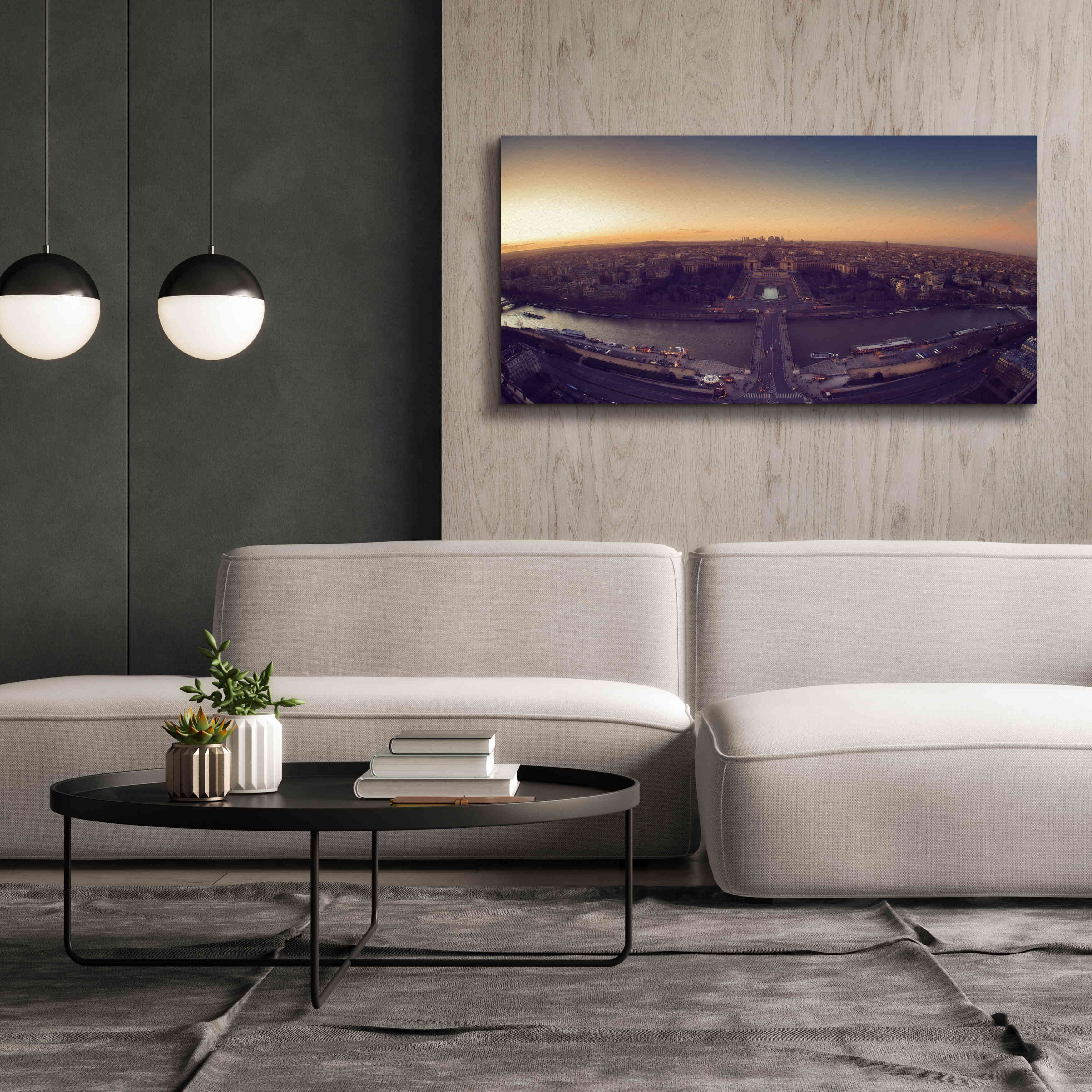 'Troca' by Sebastien Lory, Giclee Canvas Wall Art,60 x 30