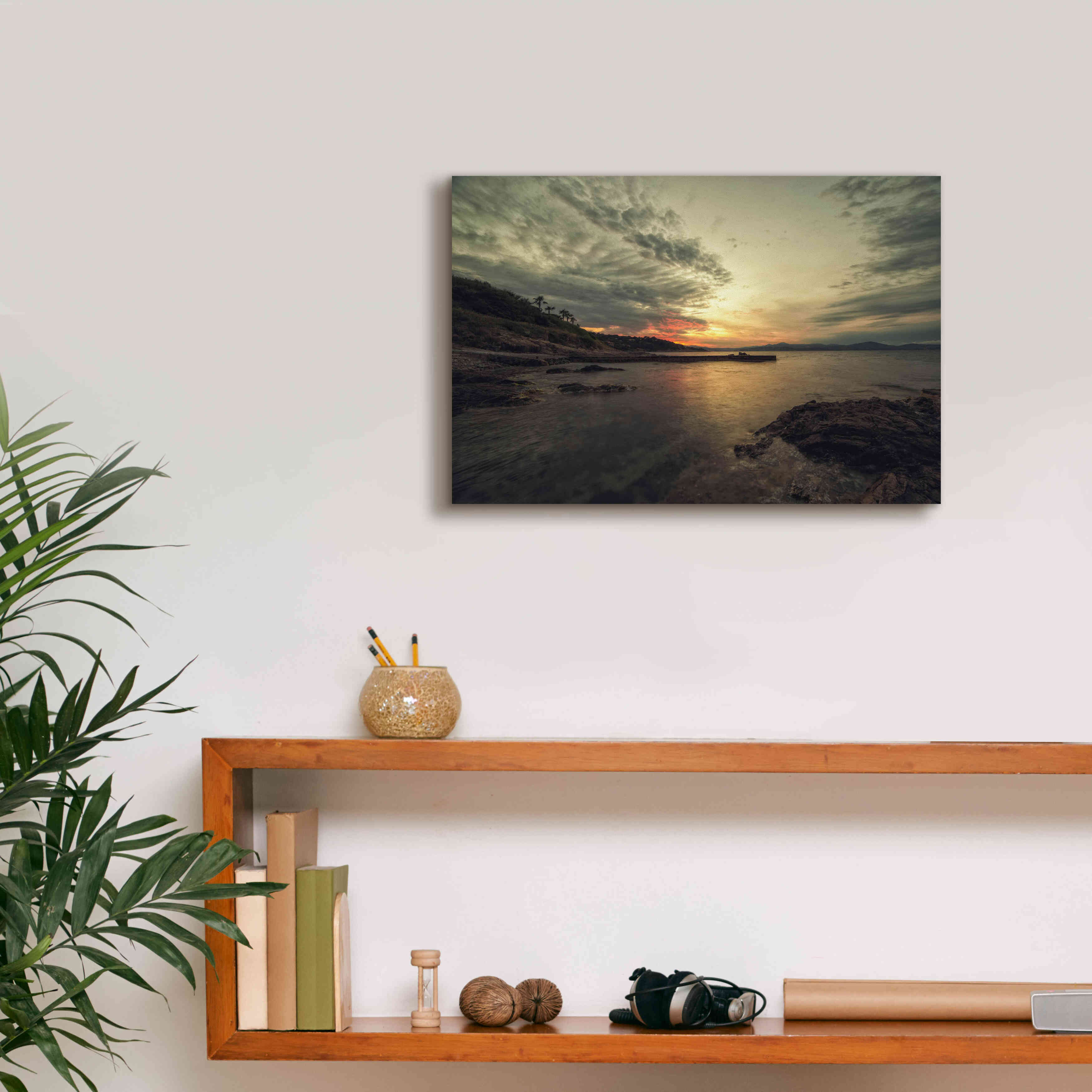 'Parc des Millionaires' by Sebastien Lory, Giclee Canvas Wall Art,18 x 12