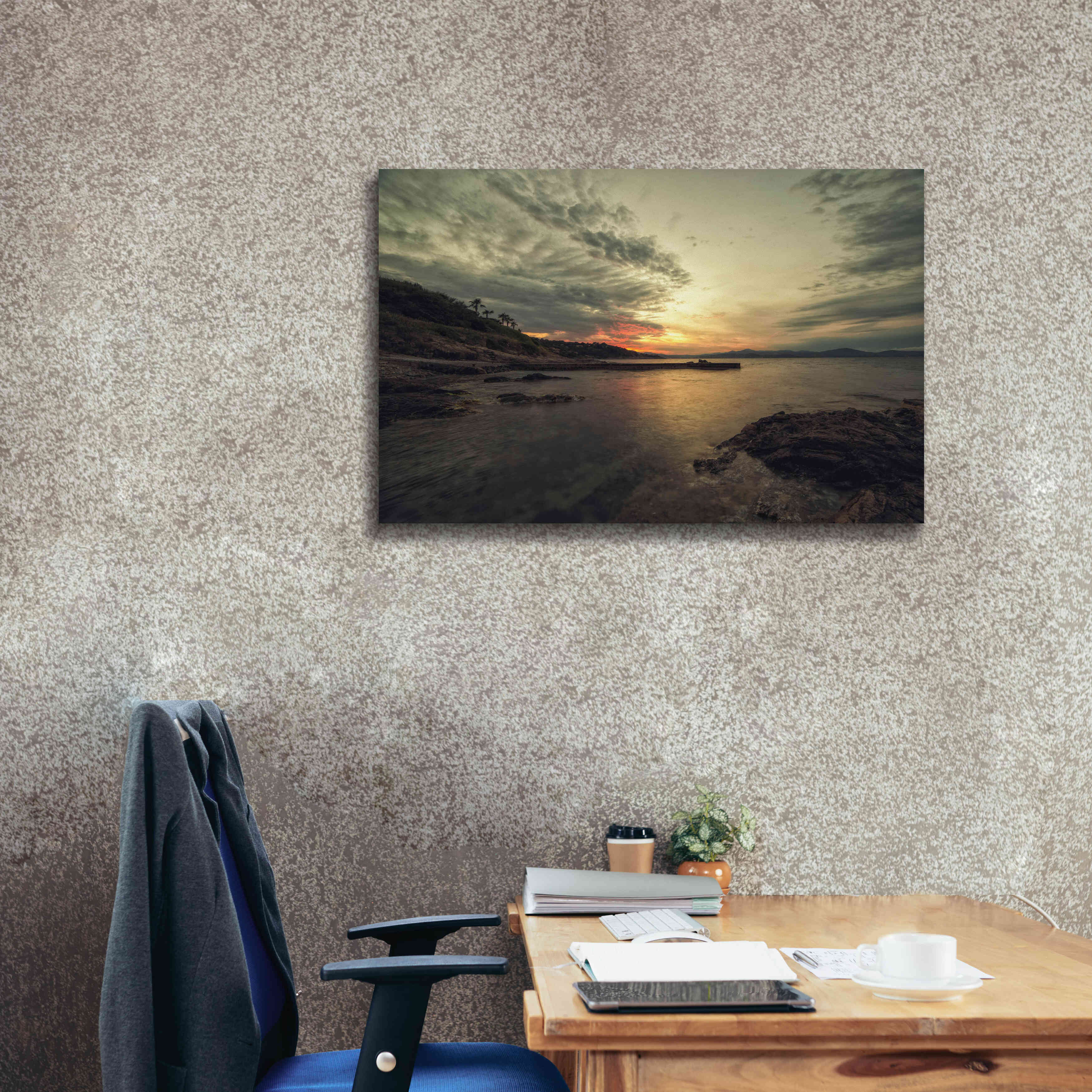 'Parc des Millionaires' by Sebastien Lory, Giclee Canvas Wall Art,40 x 26