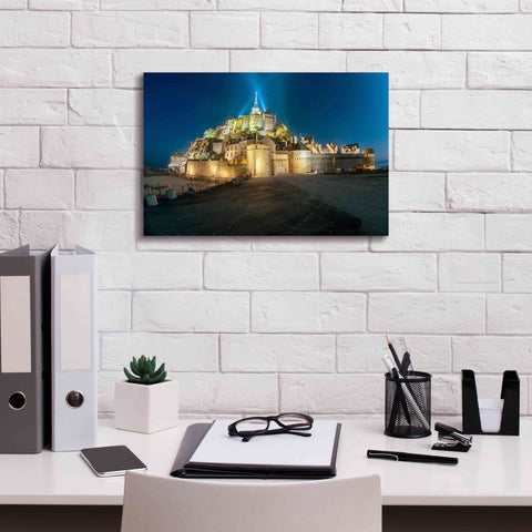 Image of 'Castle Lights' by Sebastien Lory, Giclee Canvas Wall Art,18 x 12